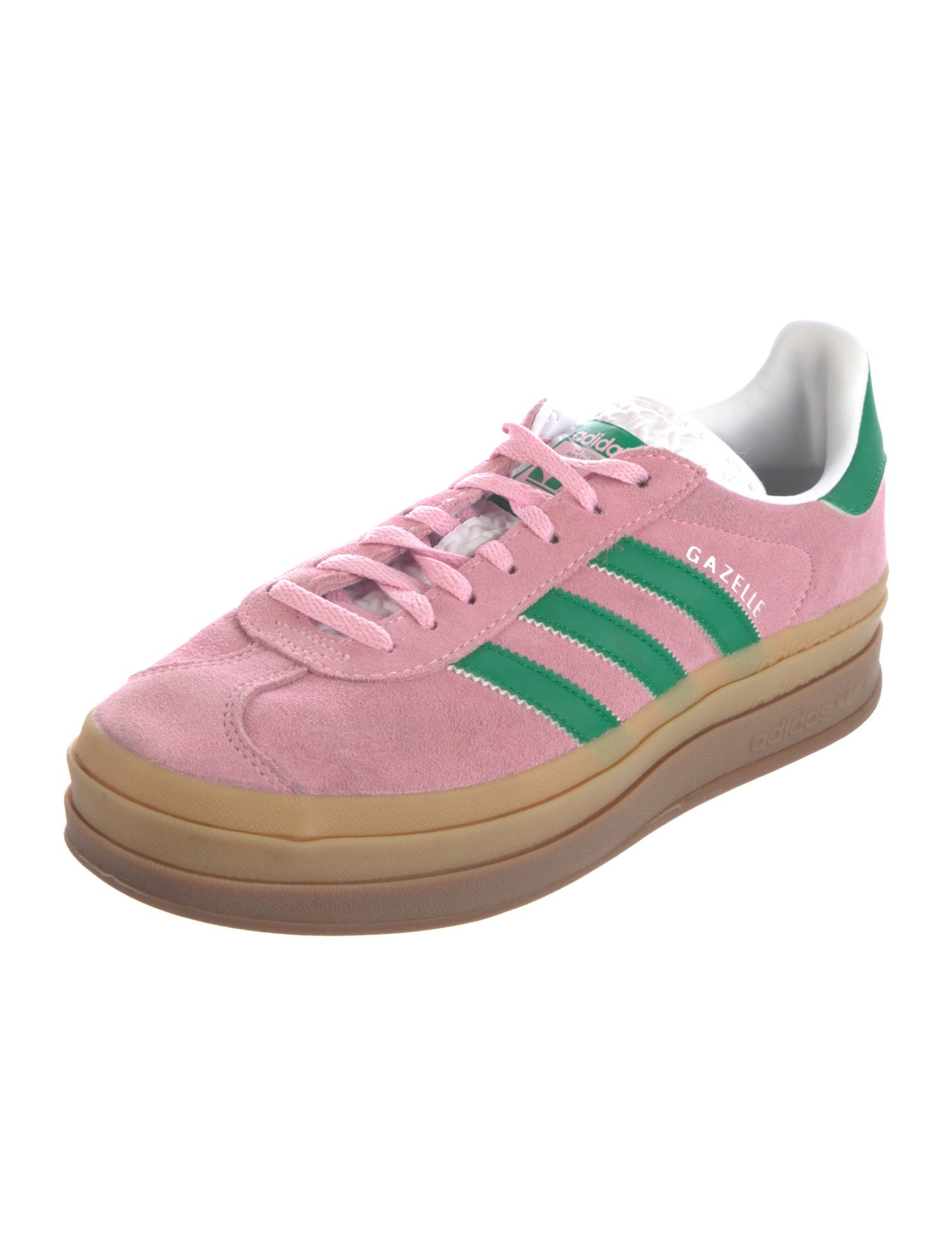 Adidas Suede Leather Trim Embellishment Sneakers