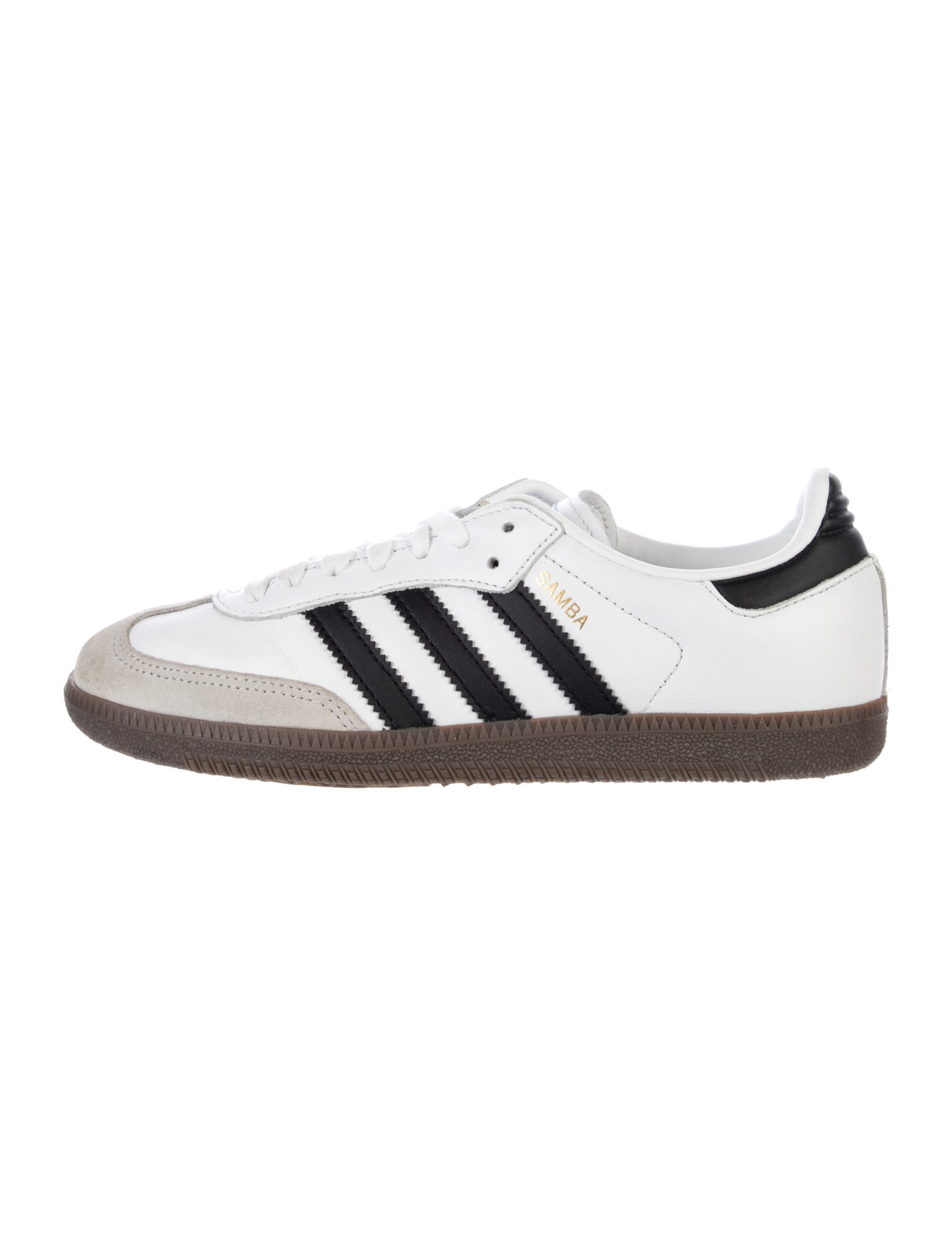 Adidas Leather Striped Sneakers