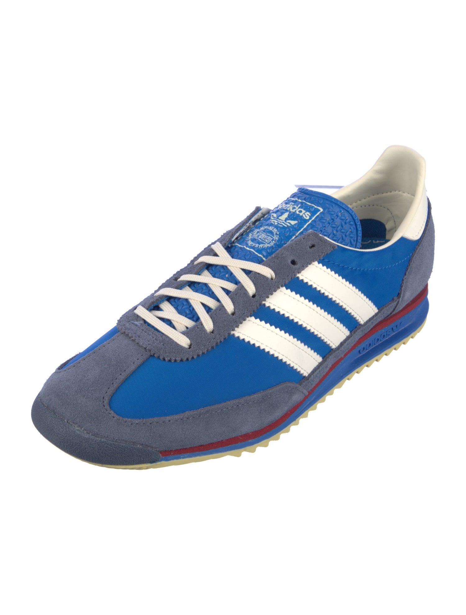 Adidas Suede Colorblock Pattern Athletic Sneakers