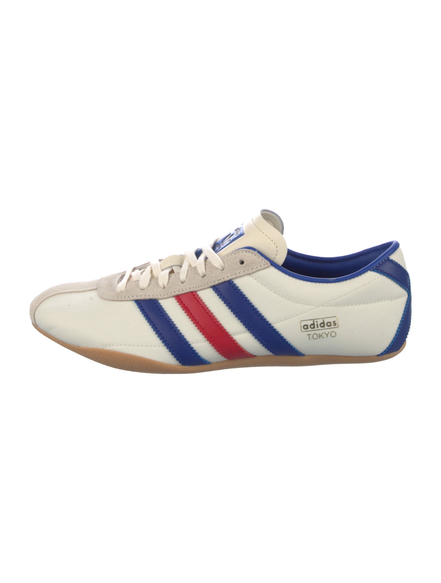 Adidas Leather Striped Sneakers