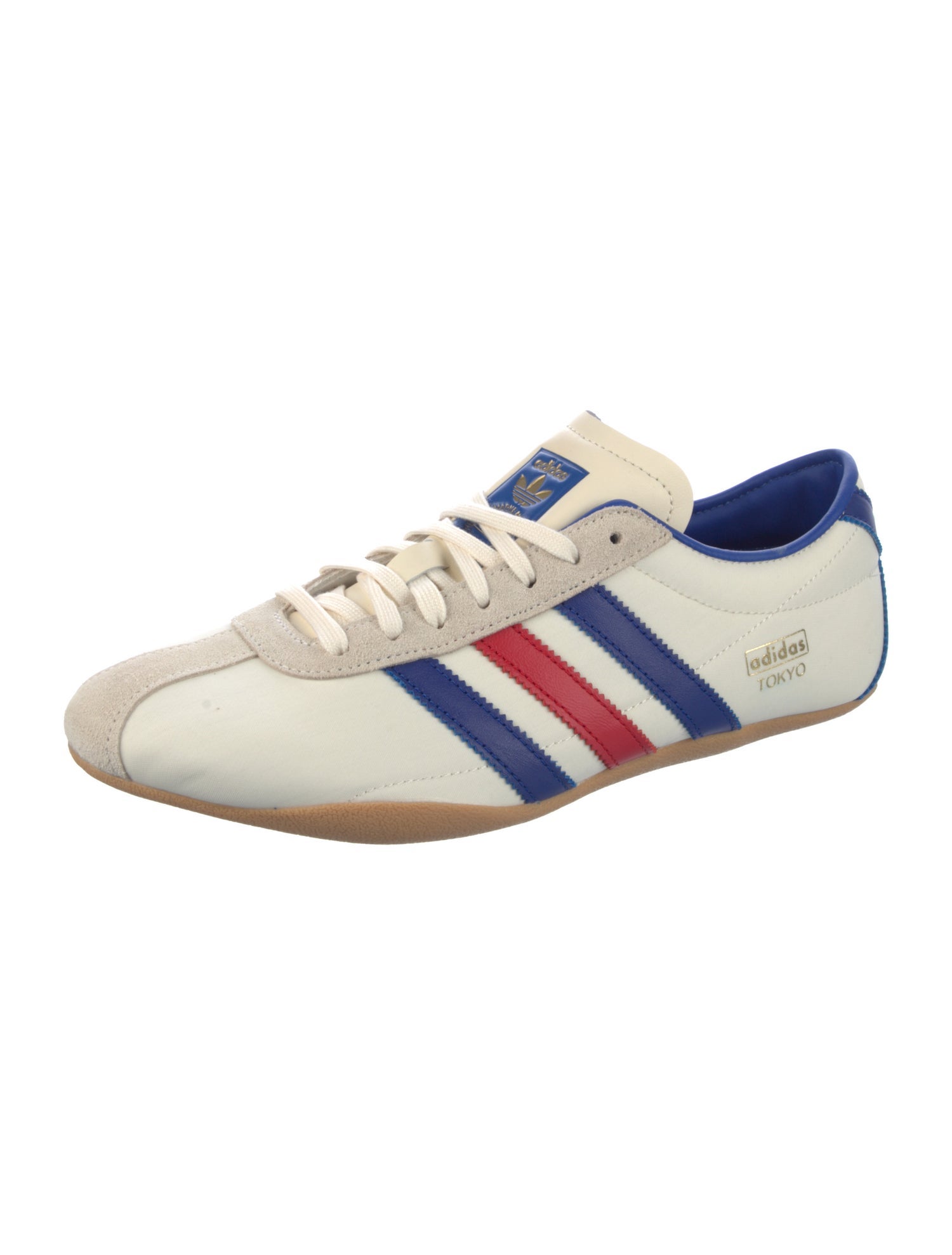 Adidas Leather Striped Sneakers