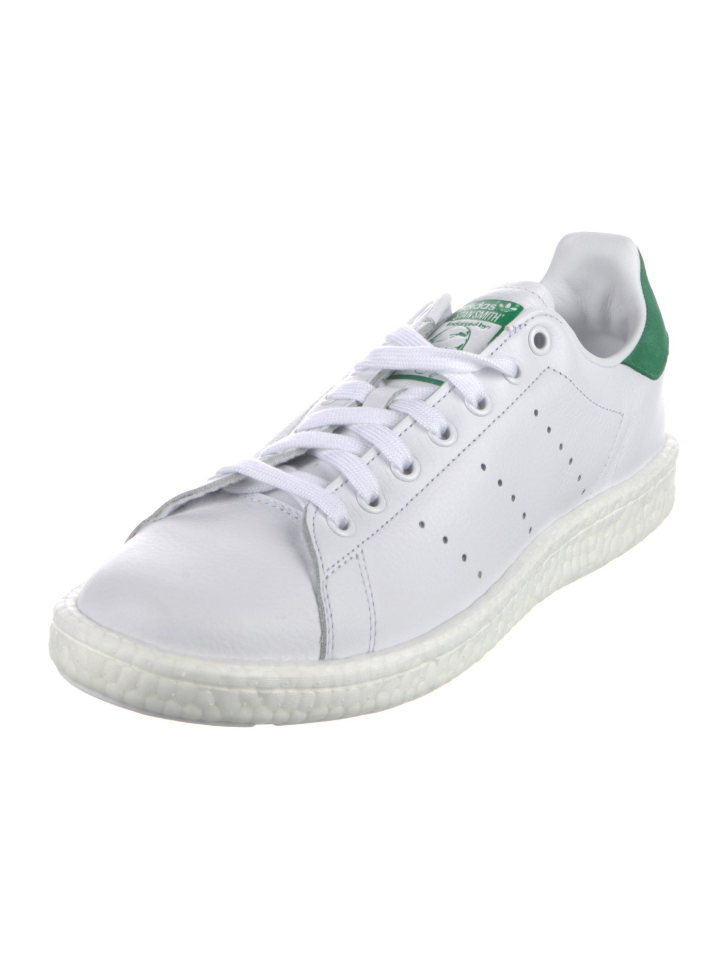 Adidas Leather Colorblock Pattern Sneakers