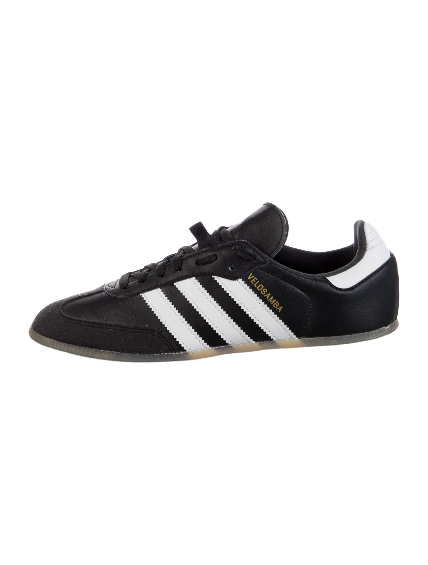 Adidas Leather Striped Sneakers