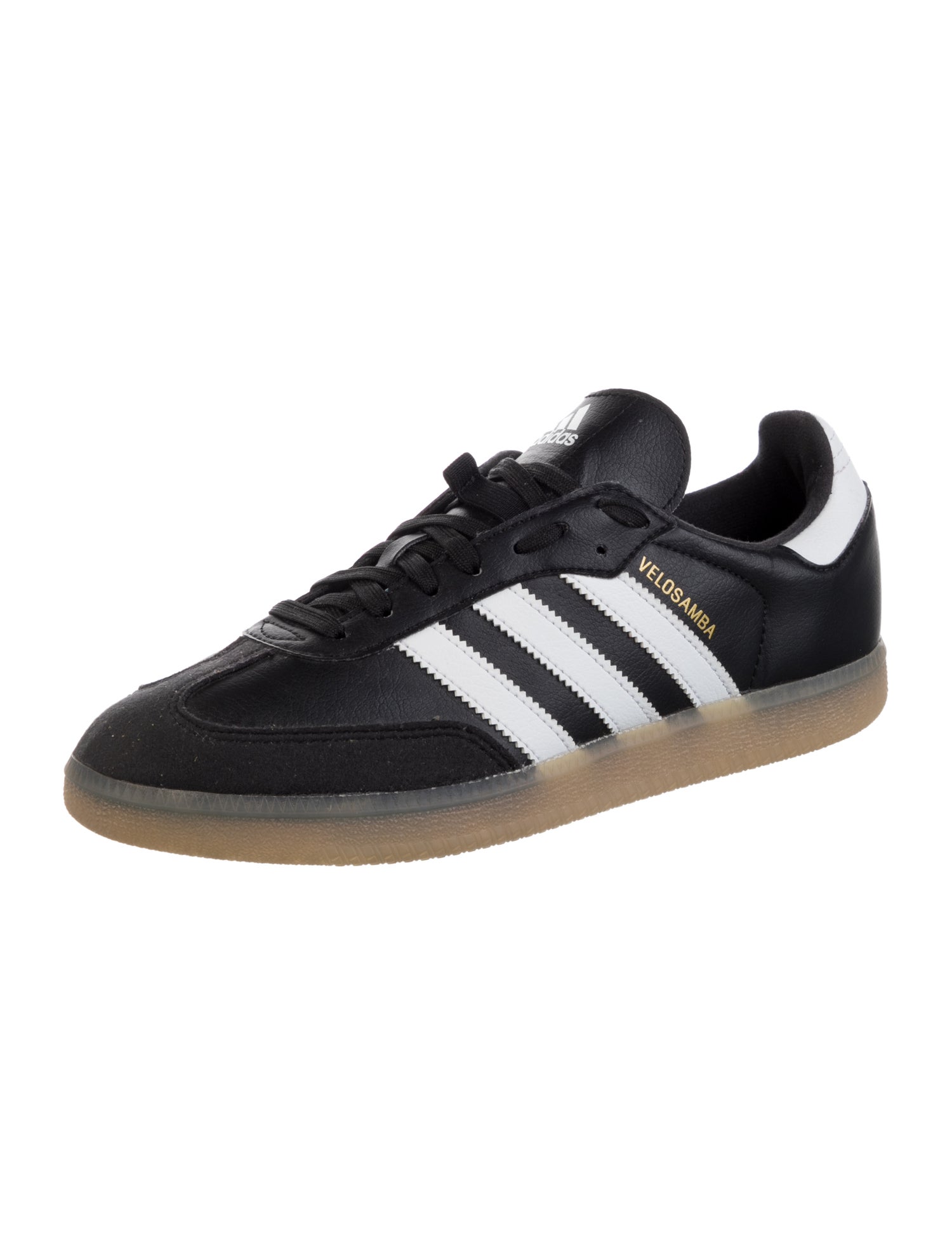 Adidas Leather Striped Sneakers