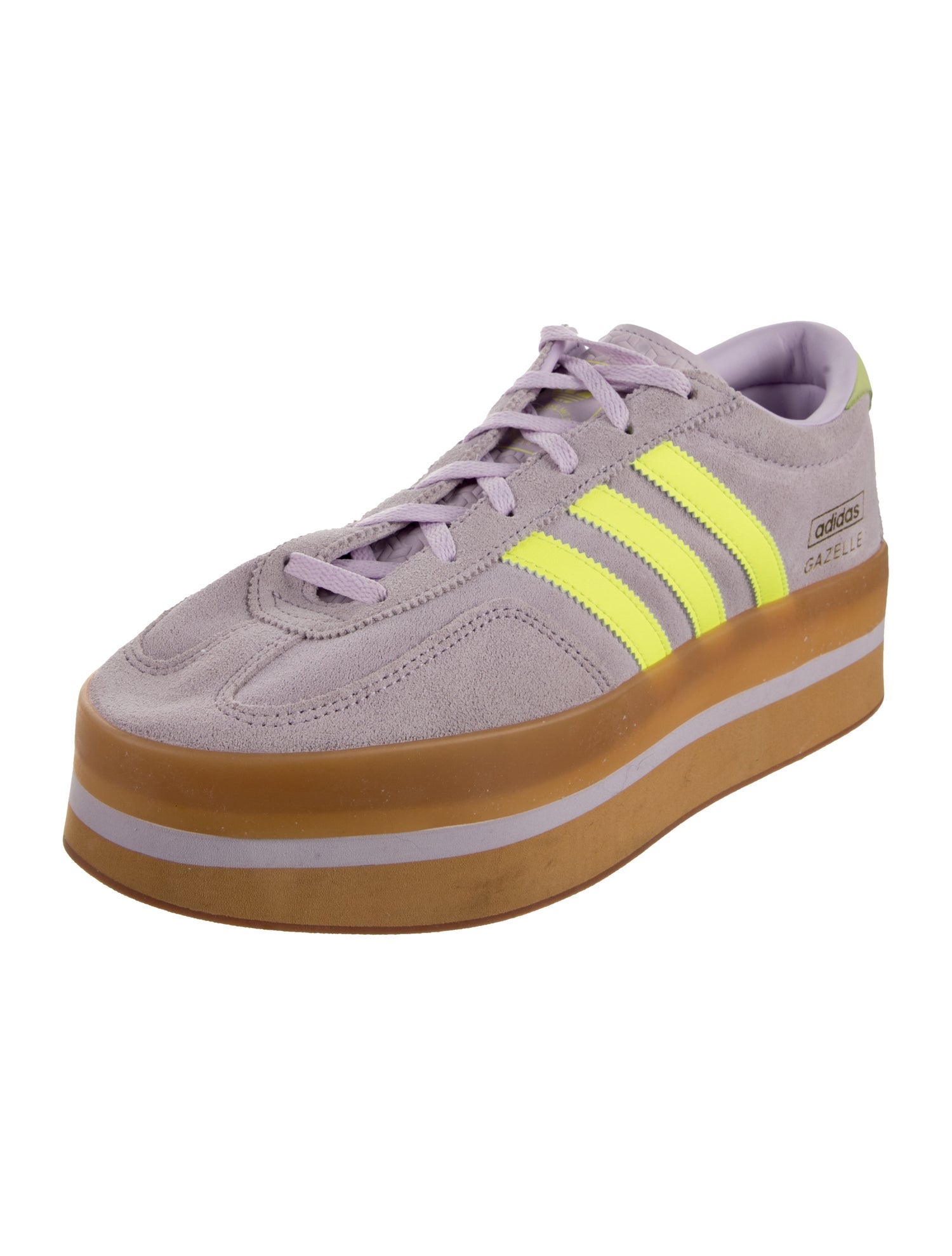 Adidas adidas Wmns Gazelle Stack 'Ice Lavender Solar Yellow' Sneakers