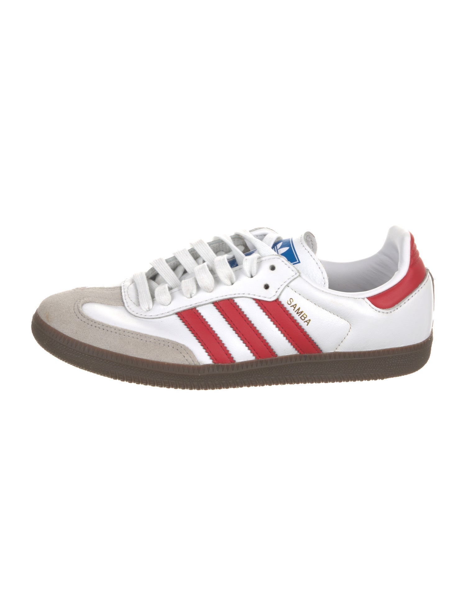 Adidas Leather Colorblock Pattern Sneakers