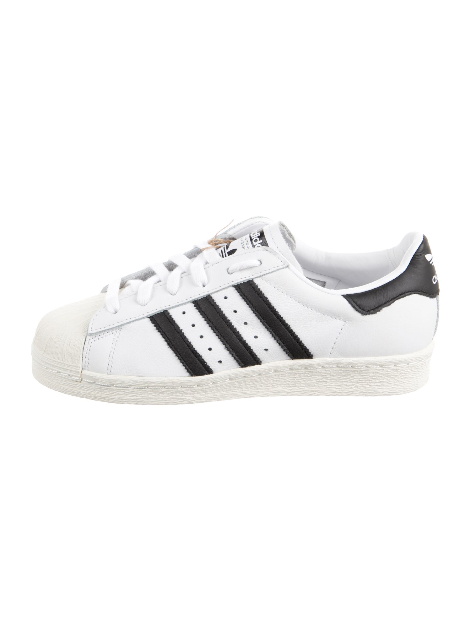 Adidas Leather Striped Sneakers
