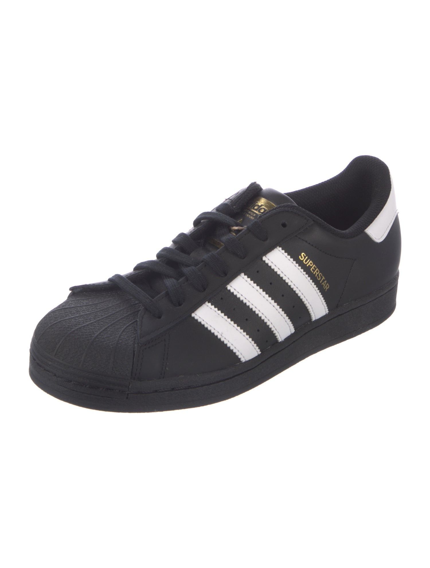 Adidas Leather Striped Sneakers