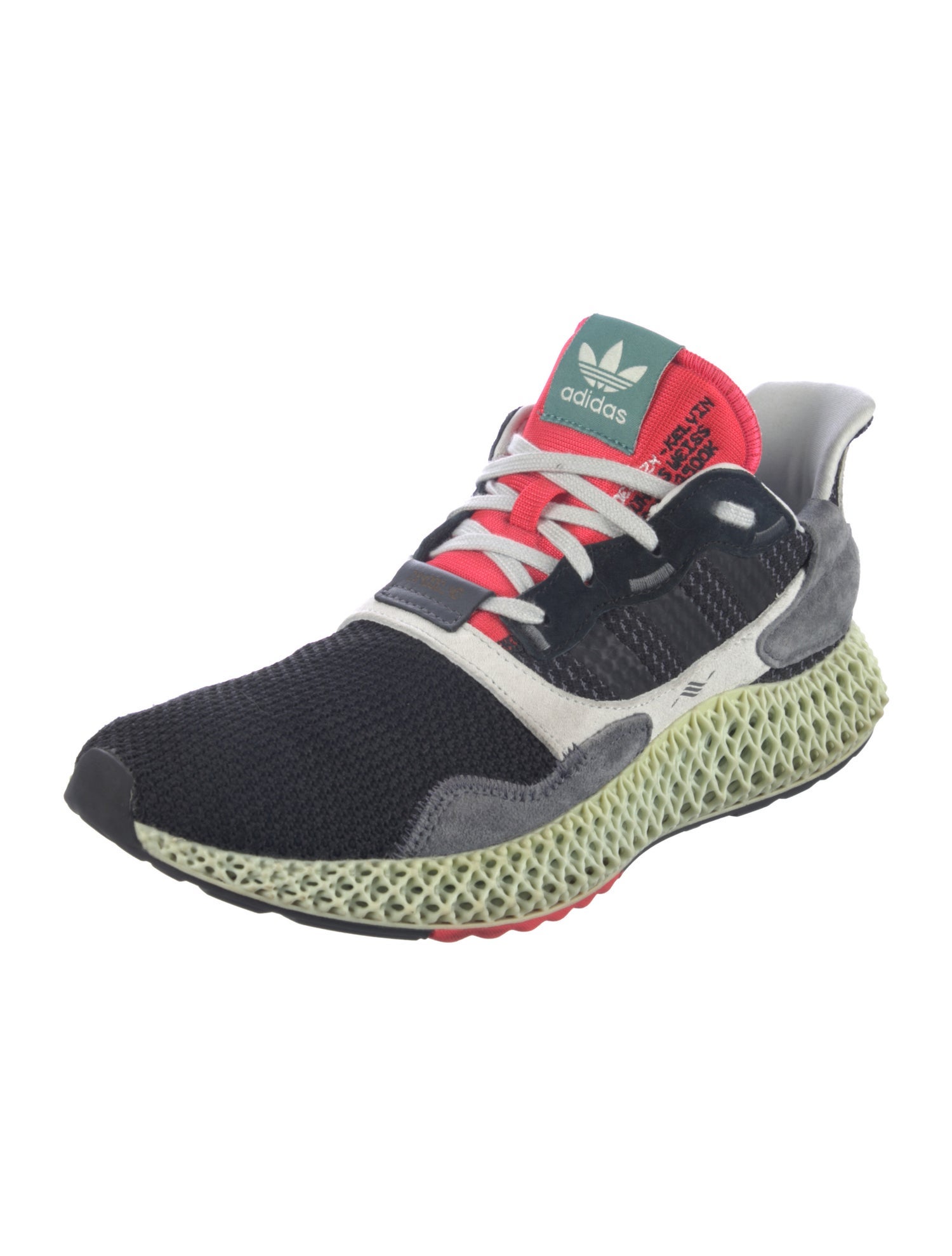 Adidas Mesh Patterned Athletic Sneakers