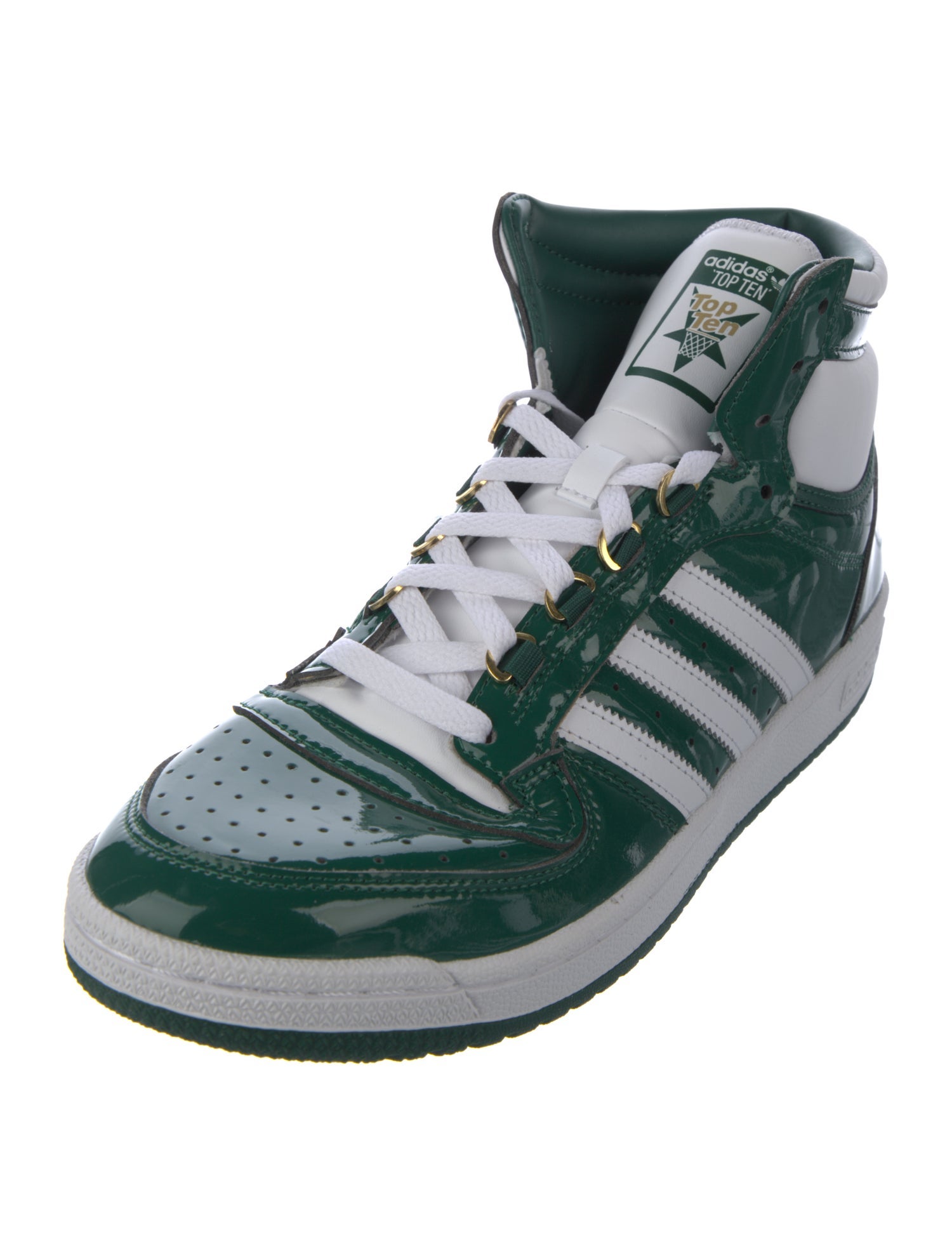 Adidas Patent Leather Printed Sneakers w/ Tags
