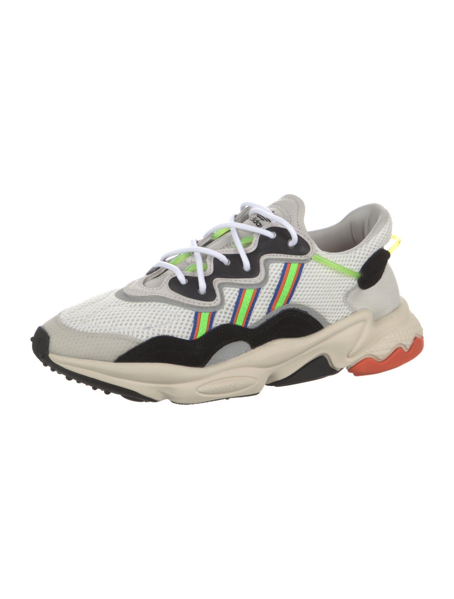 Adidas Mesh Colorblock Pattern Athletic Sneakers