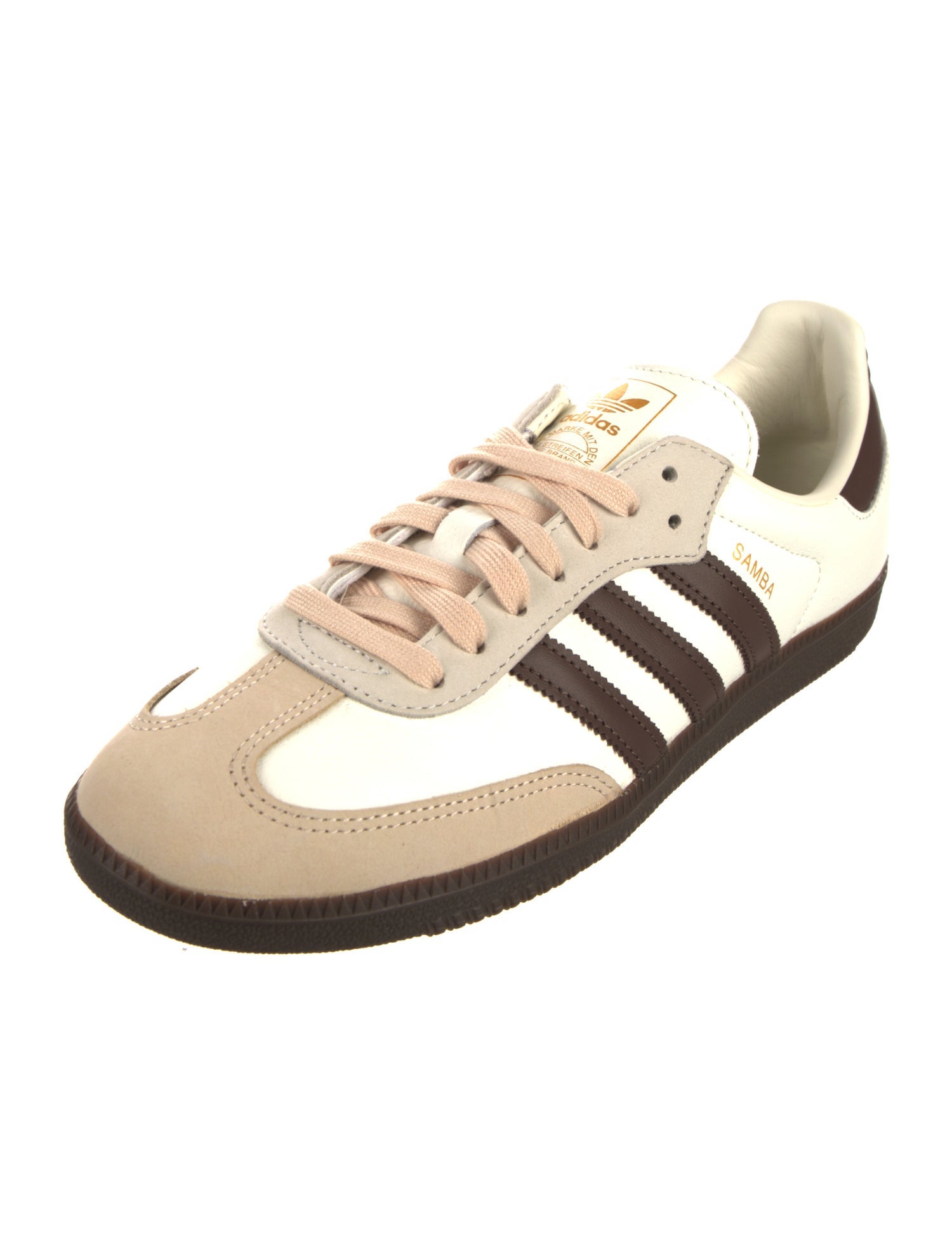 Adidas Leather Colorblock Pattern Sneakers