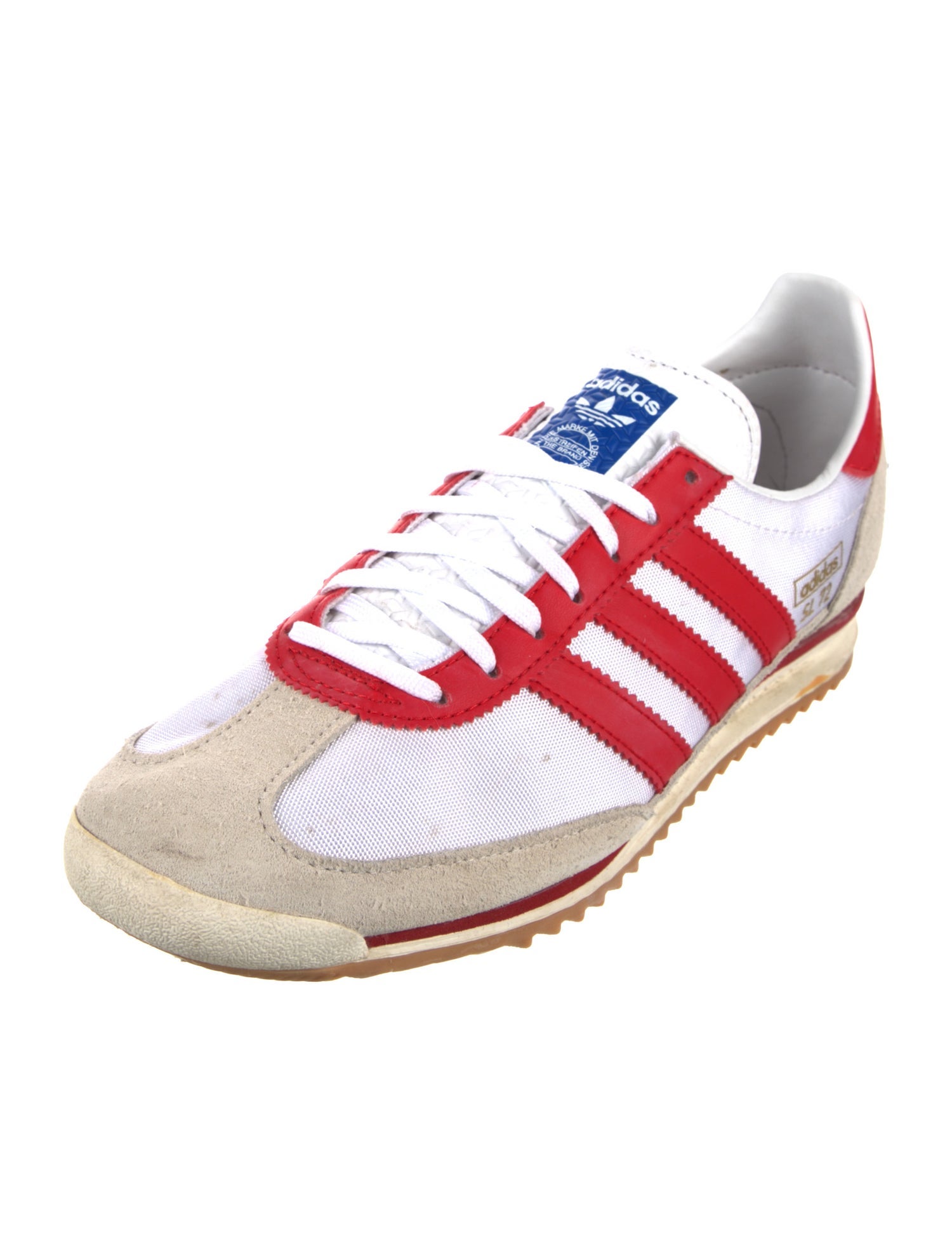 Adidas Suede Striped Athletic Sneakers