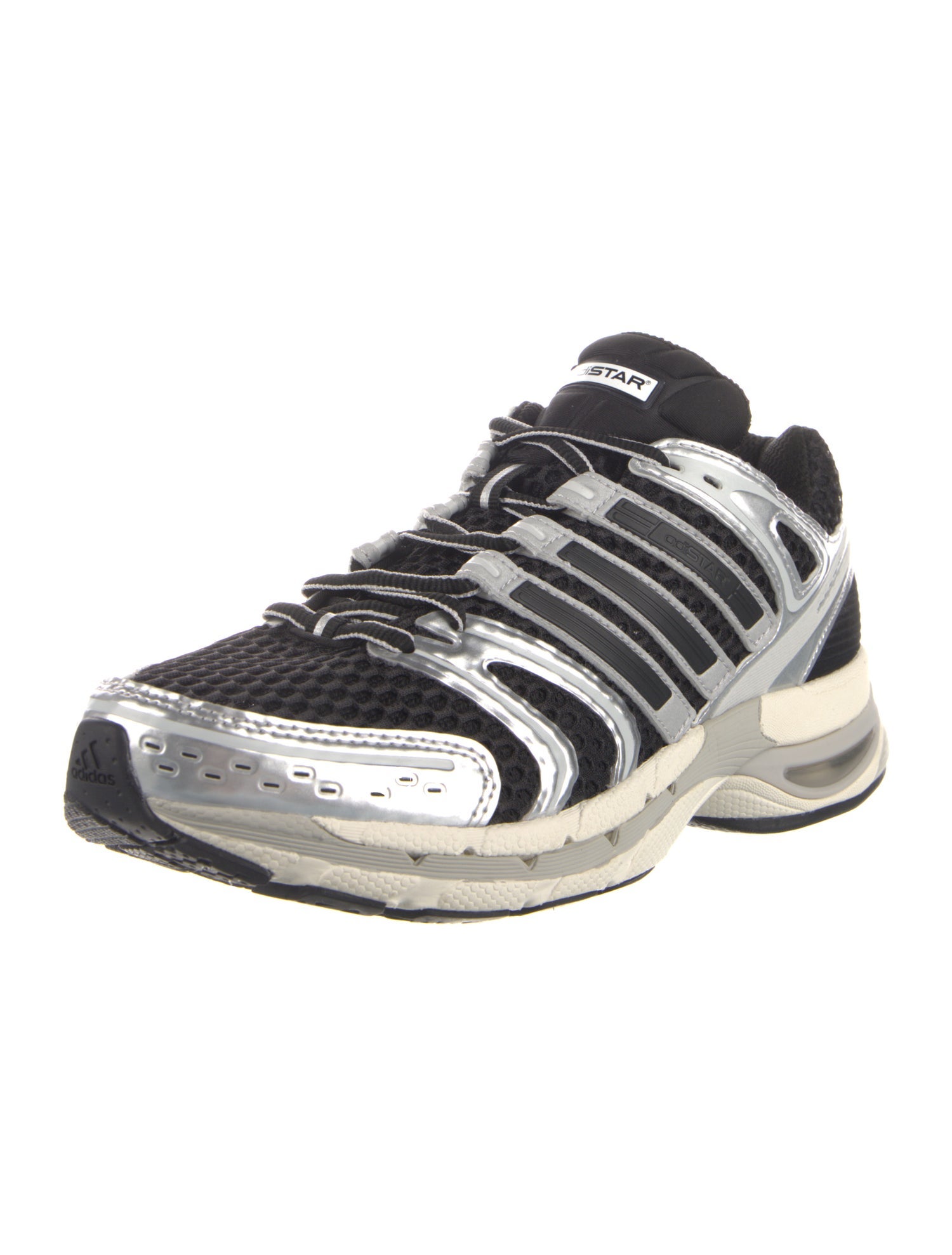 Adidas adidas Adistar Control 5 Black Silver Metallic Athletic Sneakers