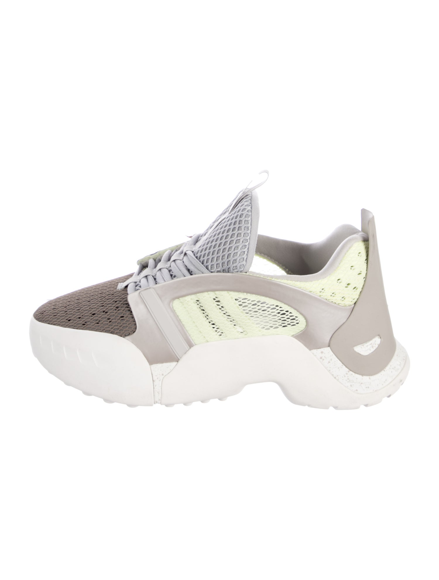 Adidas Mesh Colorblock Pattern Athletic Sneakers