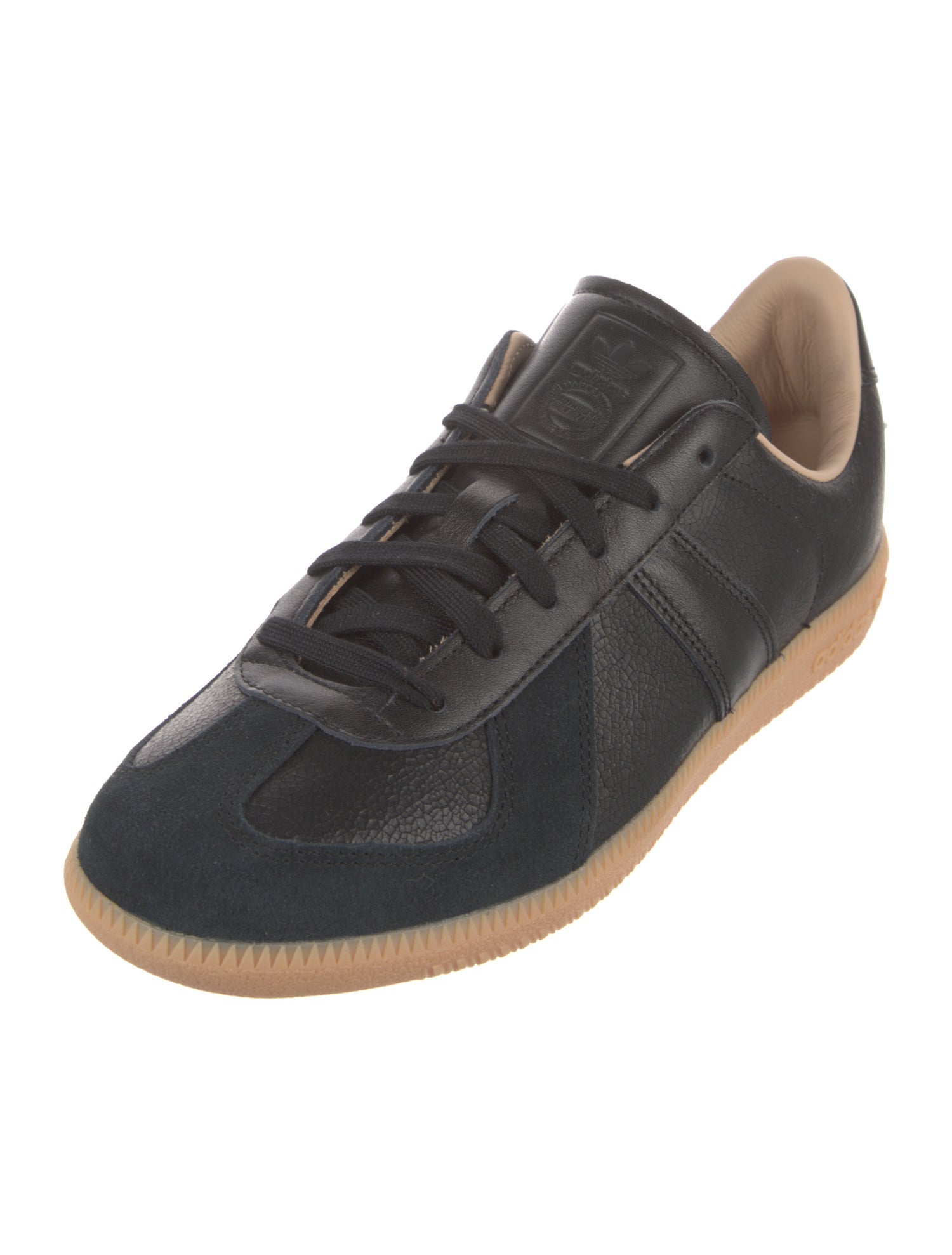 Adidas Leather Leather Trim Embellishment Sneakers