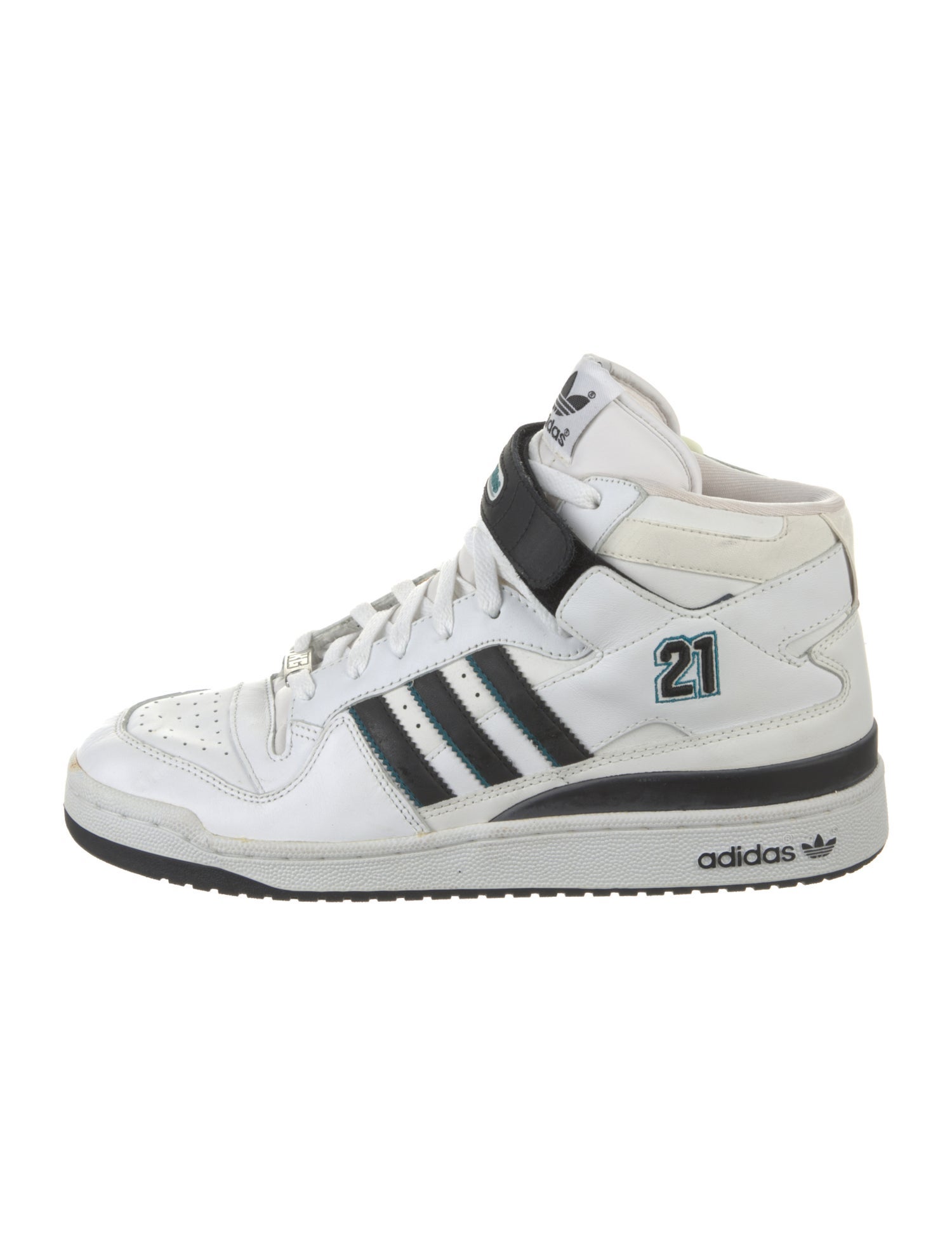 Adidas Leather Printed Sneakers