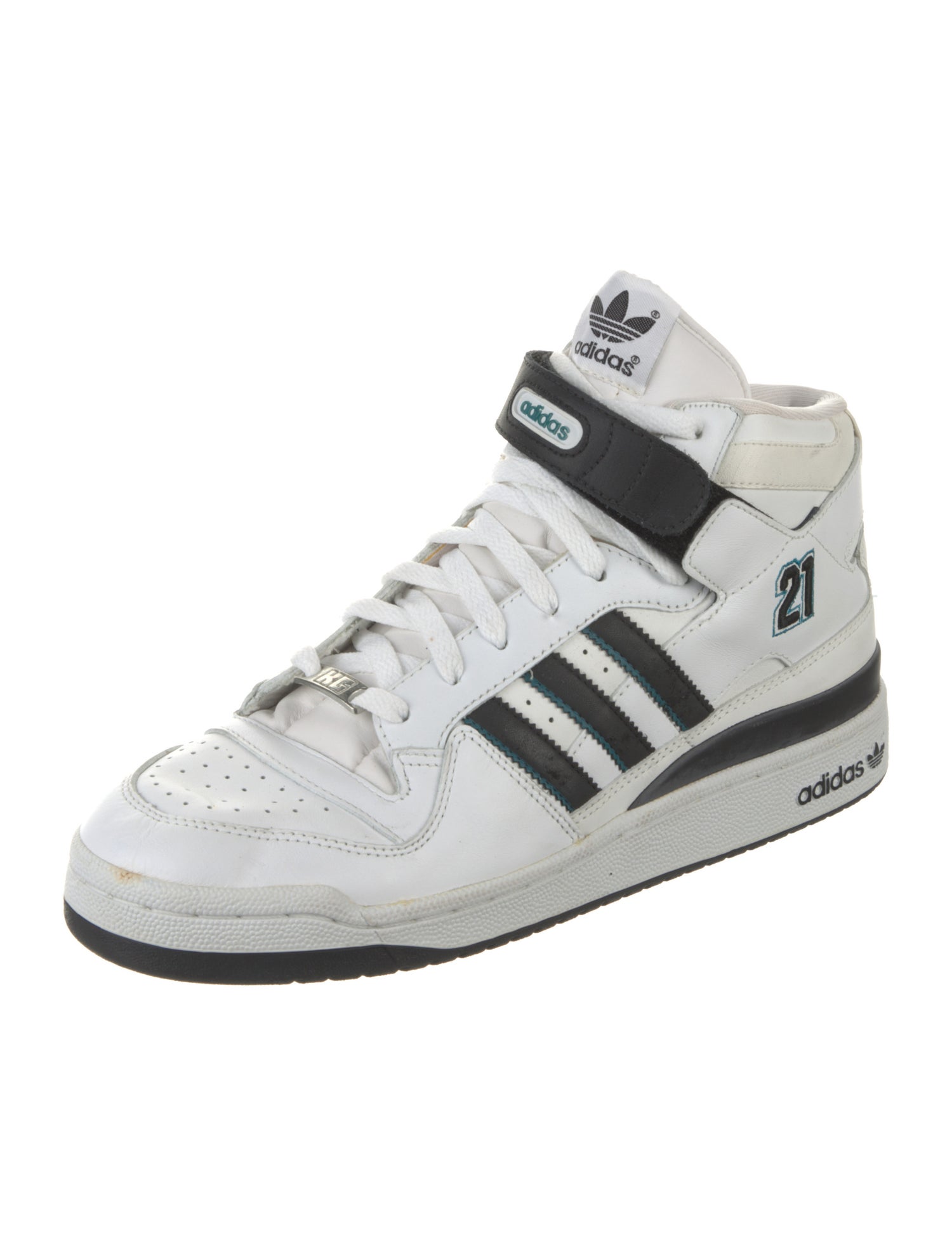 Adidas Leather Printed Sneakers