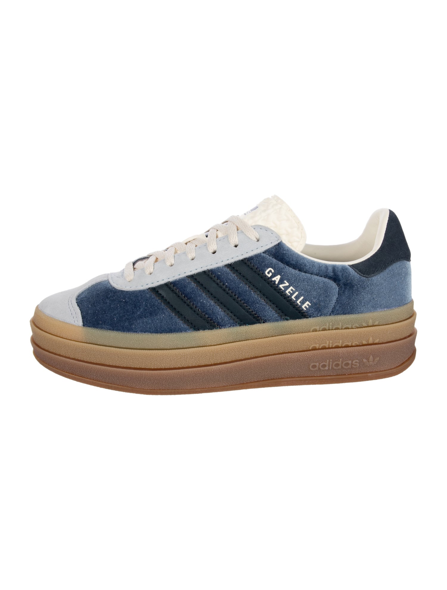 Adidas Suede Colorblock Pattern Sneakers - Blue Sneakers, Shoes ...