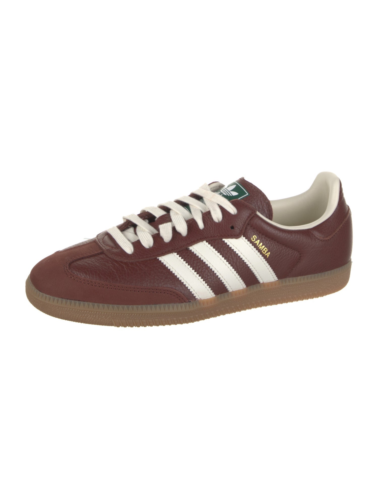 Adidas Leather Striped Sneakers