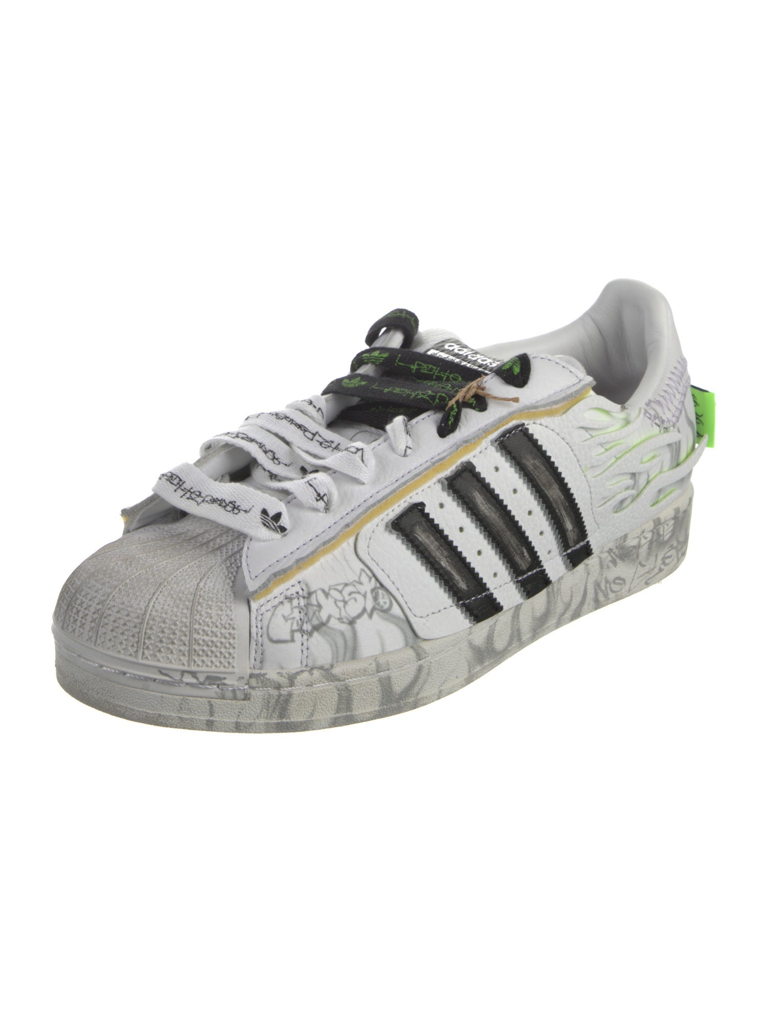 Adidas Leather Striped Sneakers w/ Tags