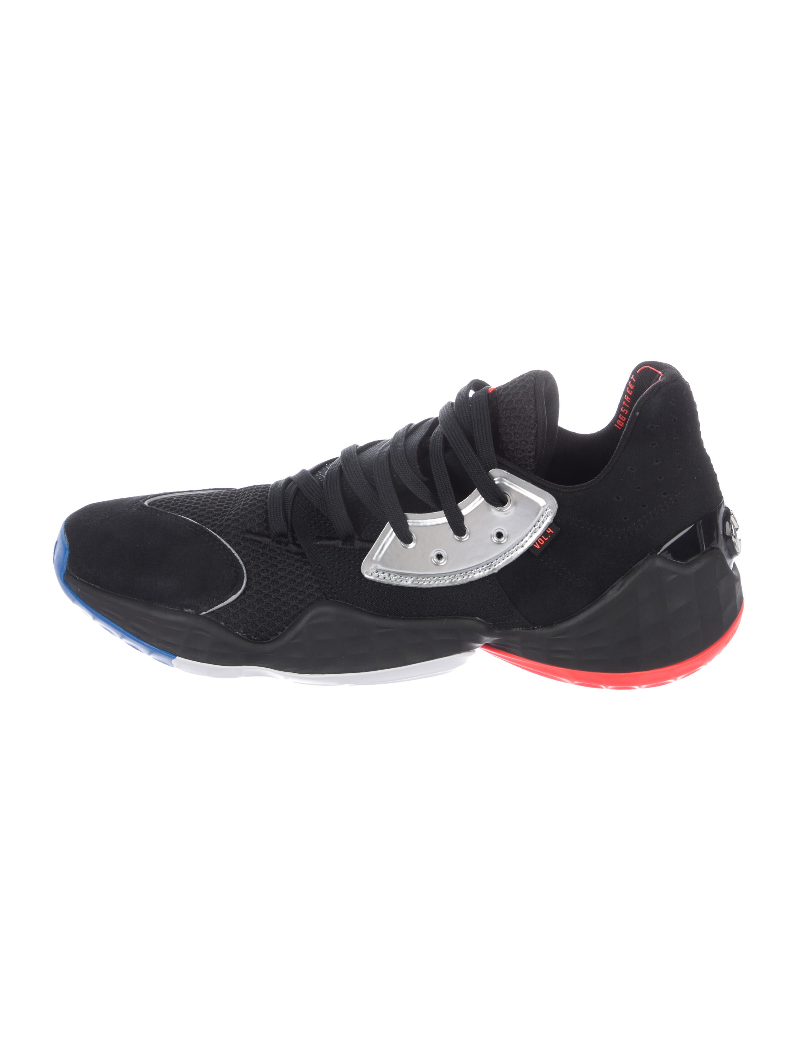 Adidas Harden Vol. 4 Low-Top Sneakers w/ Tags - Black Sneakers, Shoes - W2ADS32992 | The RealReal