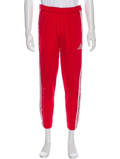 Adidas Embroidered Accent Lounge Bottoms Red