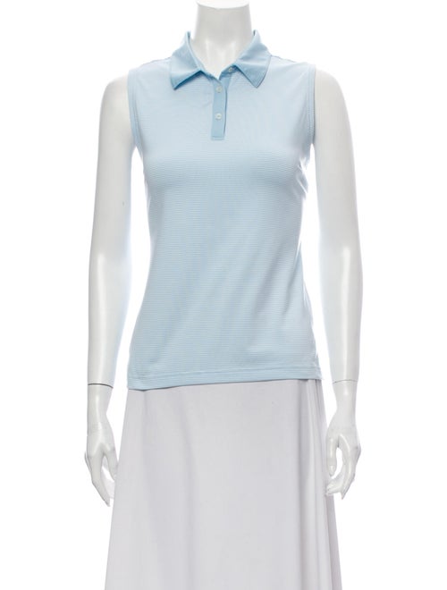 Adidas Sleeveless Polo Blue