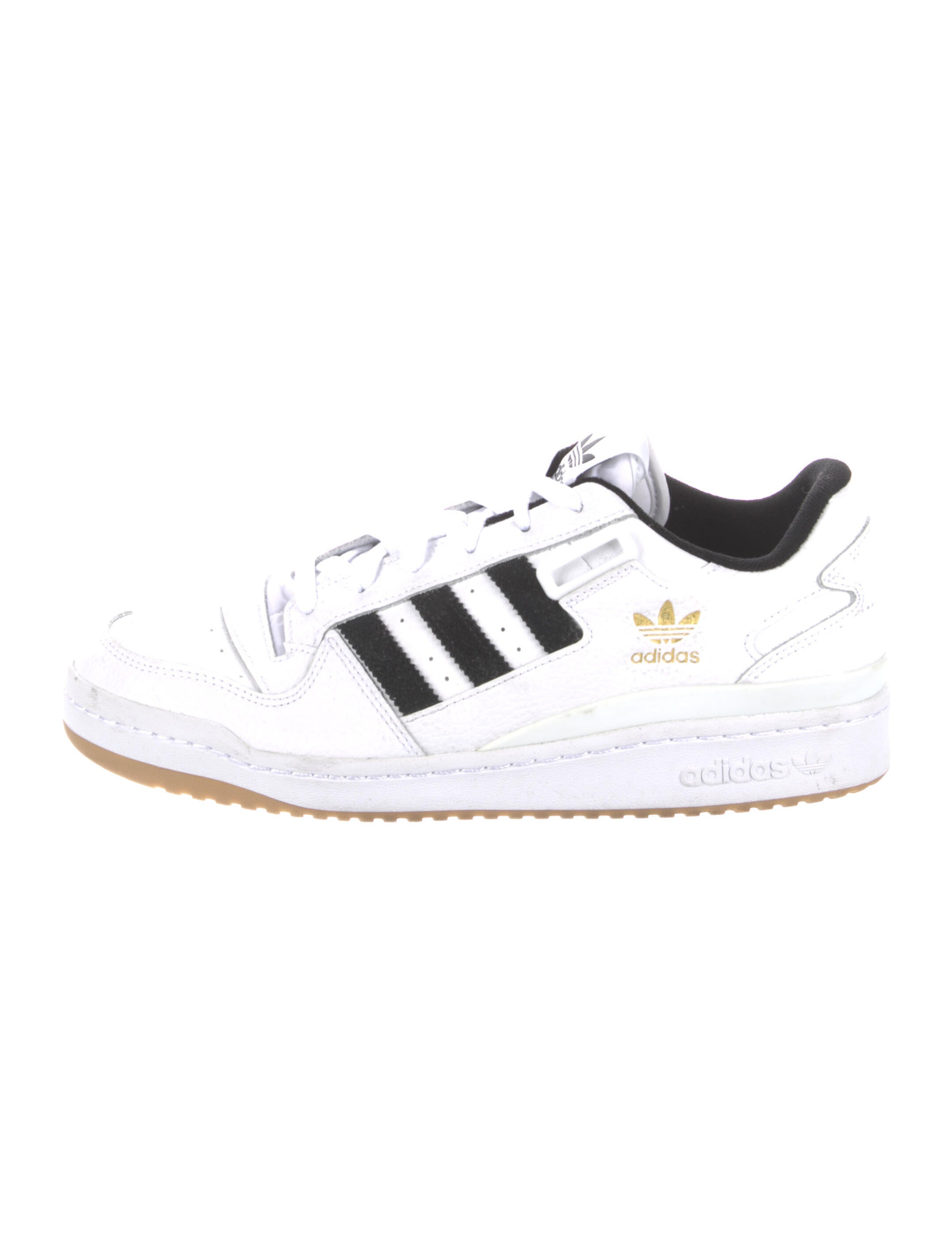 Adidas Leather Sneakers White Sneakers, Shoes W2ADS75835 The RealReal