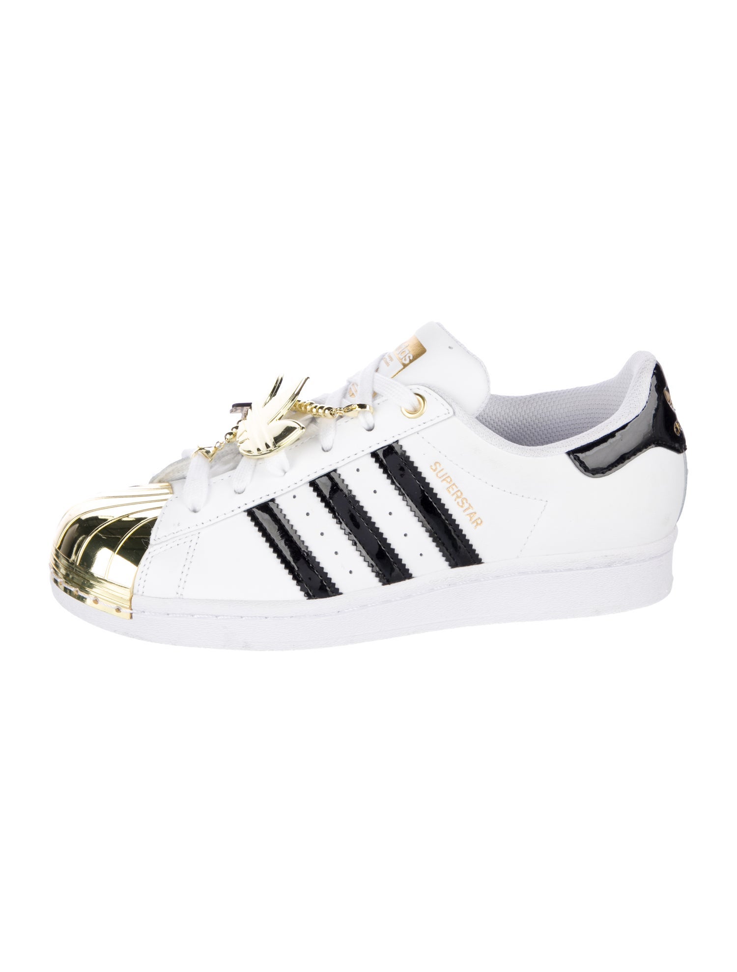 Adidas Leather Striped Sneakers