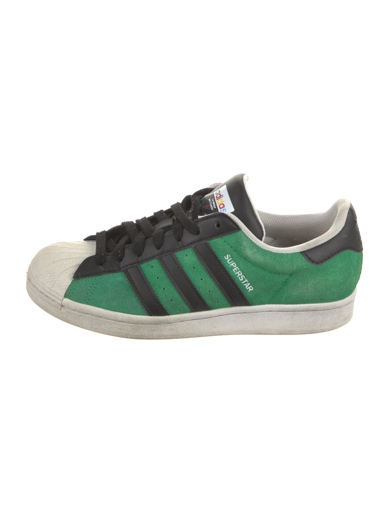 Adidas Suede Colorblock Pattern Sneakers