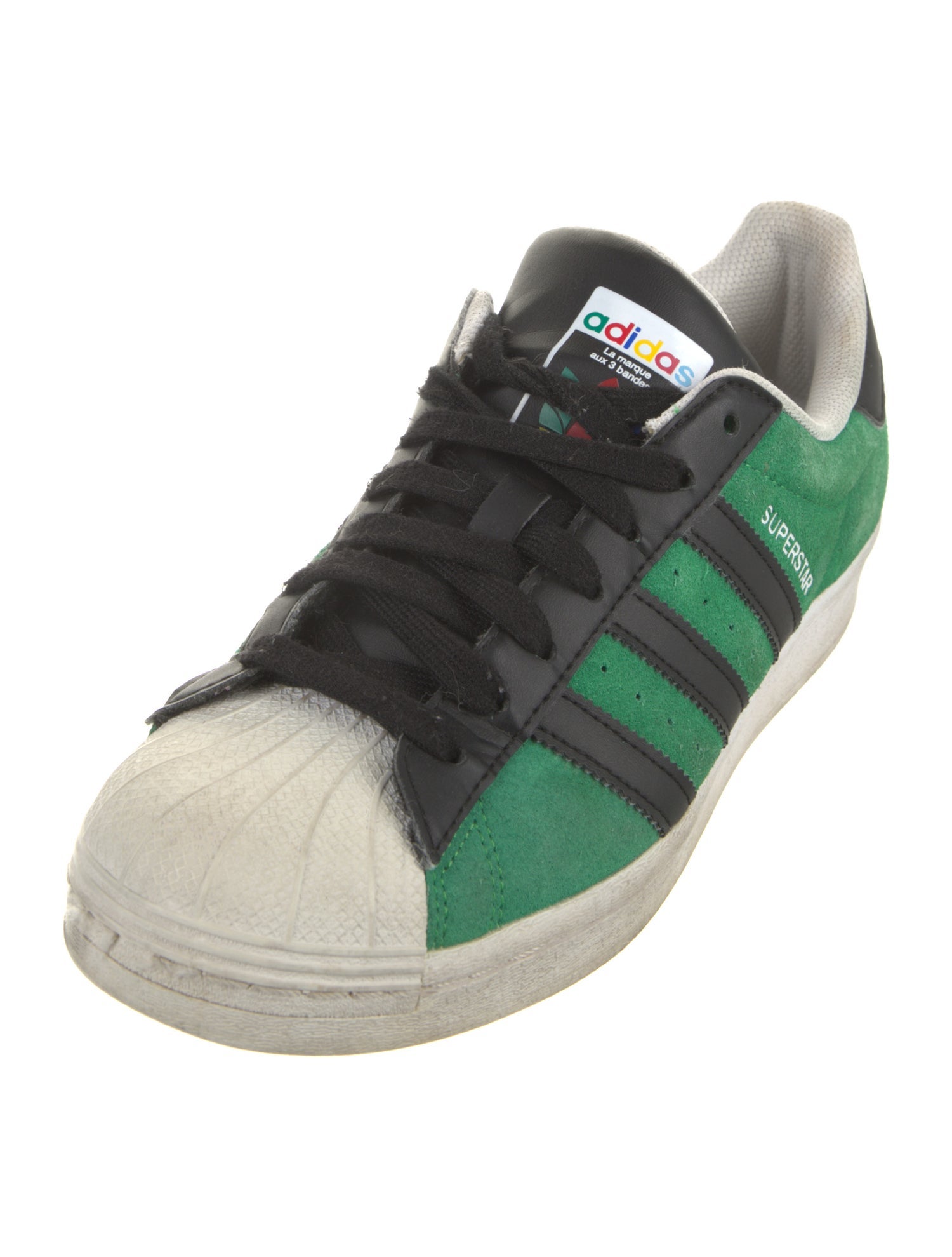 Adidas Suede Colorblock Pattern Sneakers