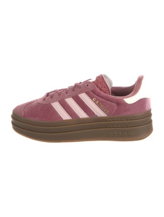 Adidas Suede Leather Trim Embellishment Sneakers