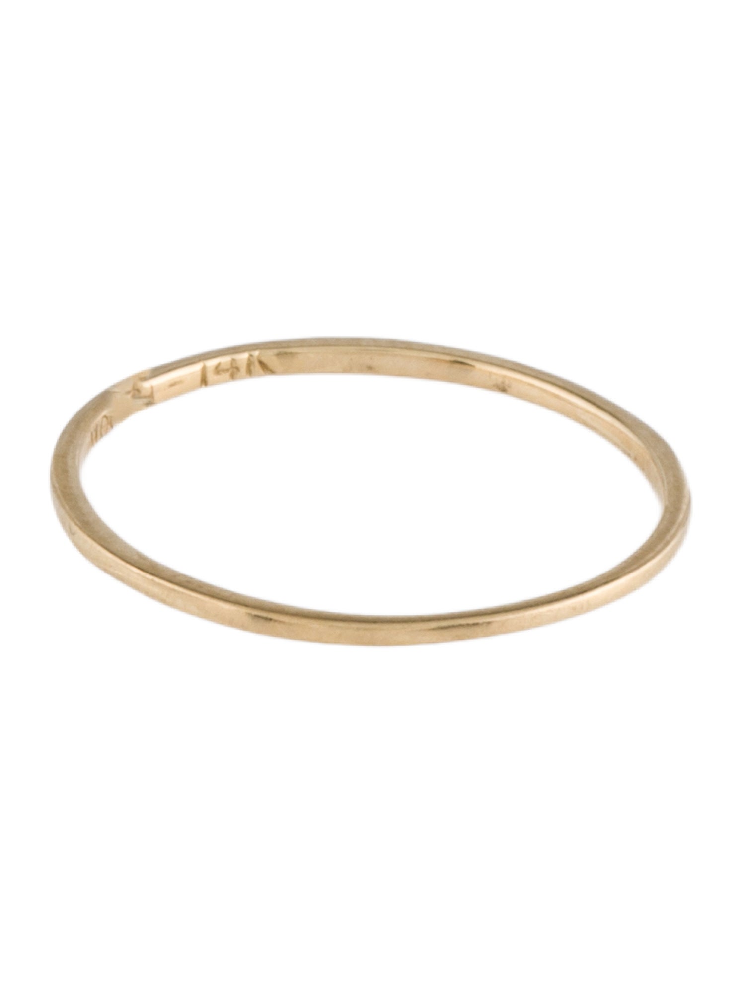 Mociun 14K Thin Band Ring