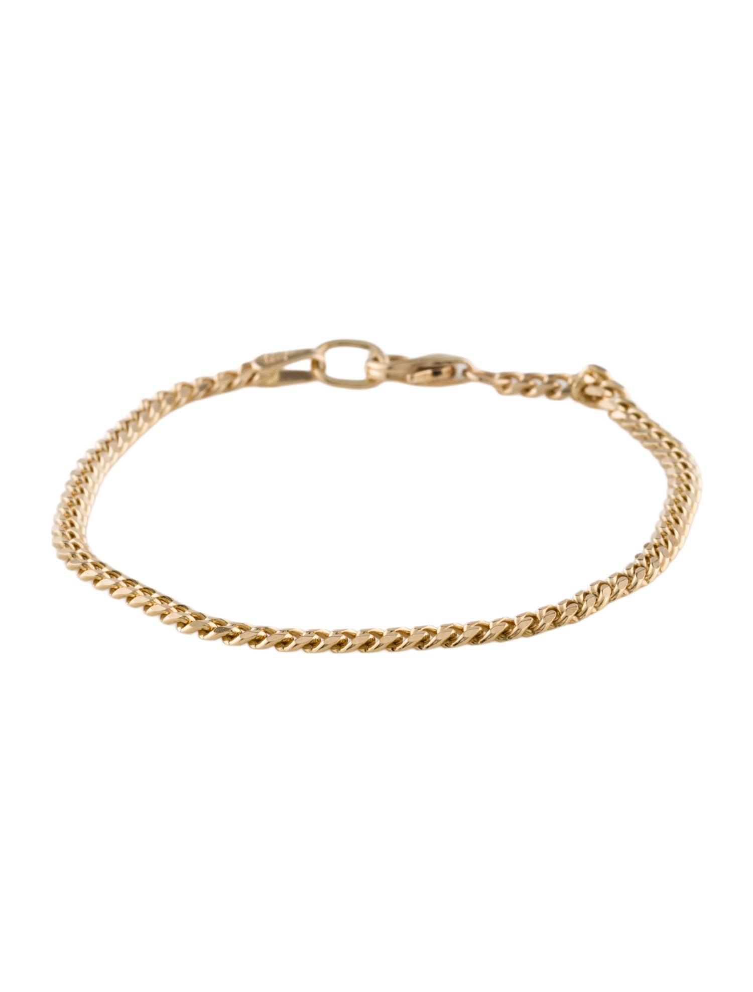 Mociun 14K Curb Chain Bracelet