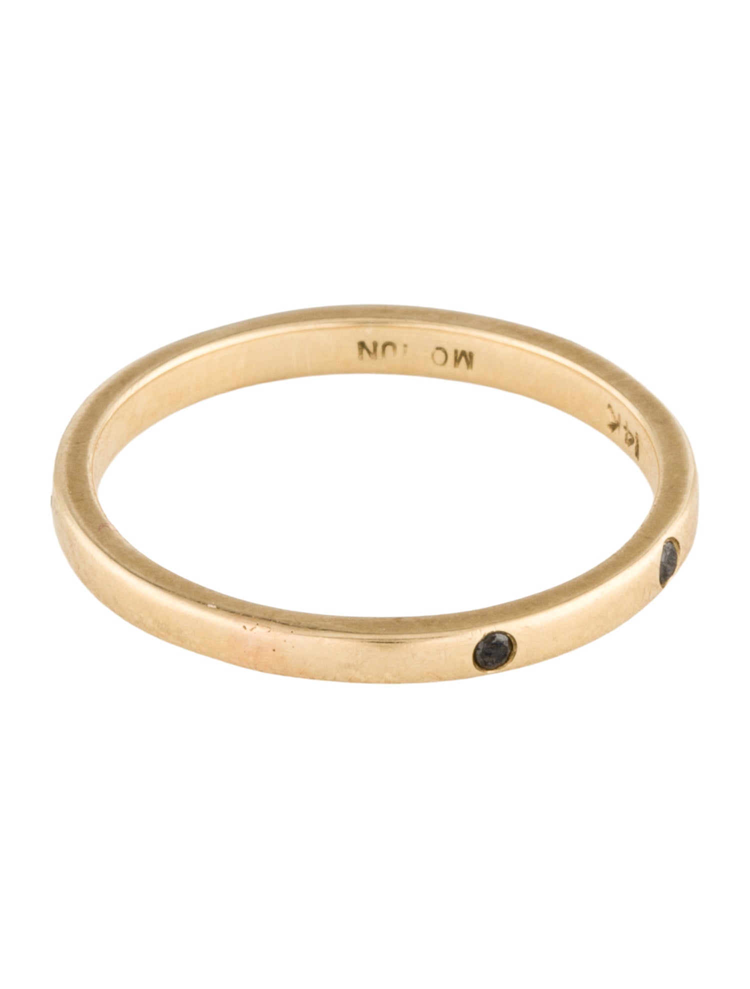 Mociun 14K Diamond Band