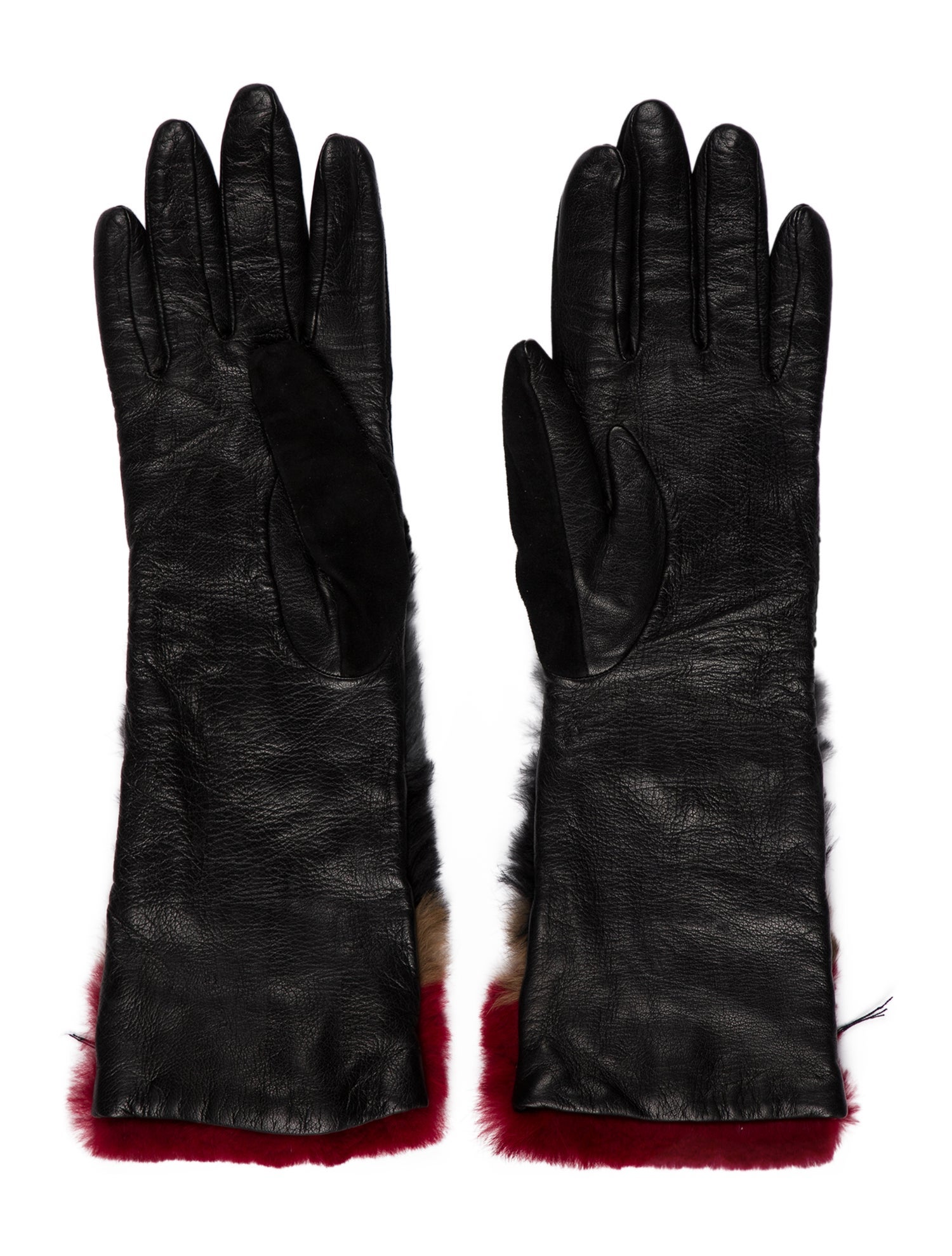 Agnelle Leather Winter Gloves