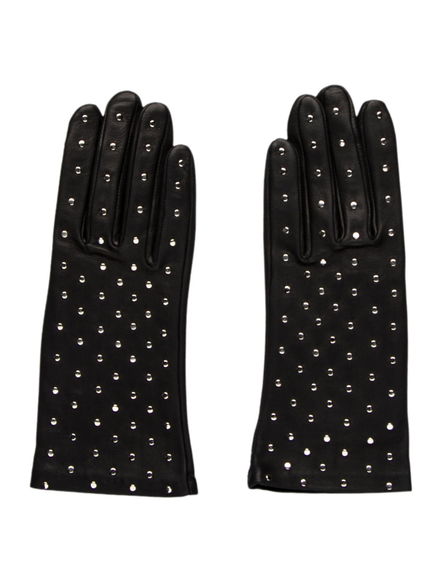 Agnelle Studded Leather Gloves w/Tags w/Tags