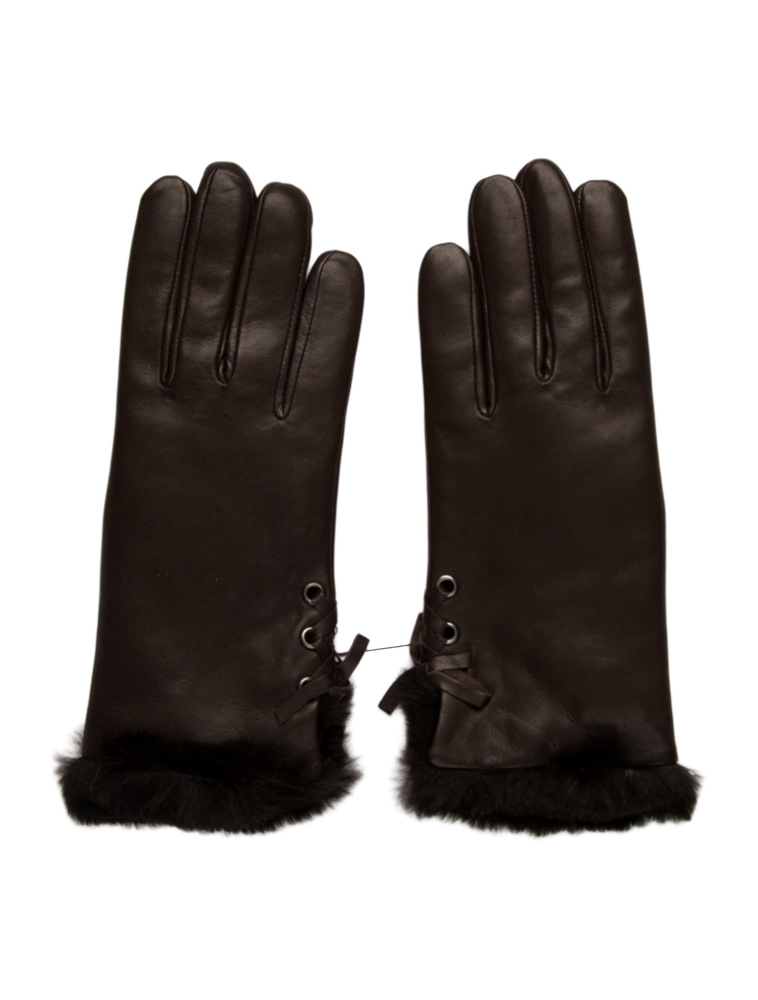 Agnelle Leather Winter Gloves w/Tags