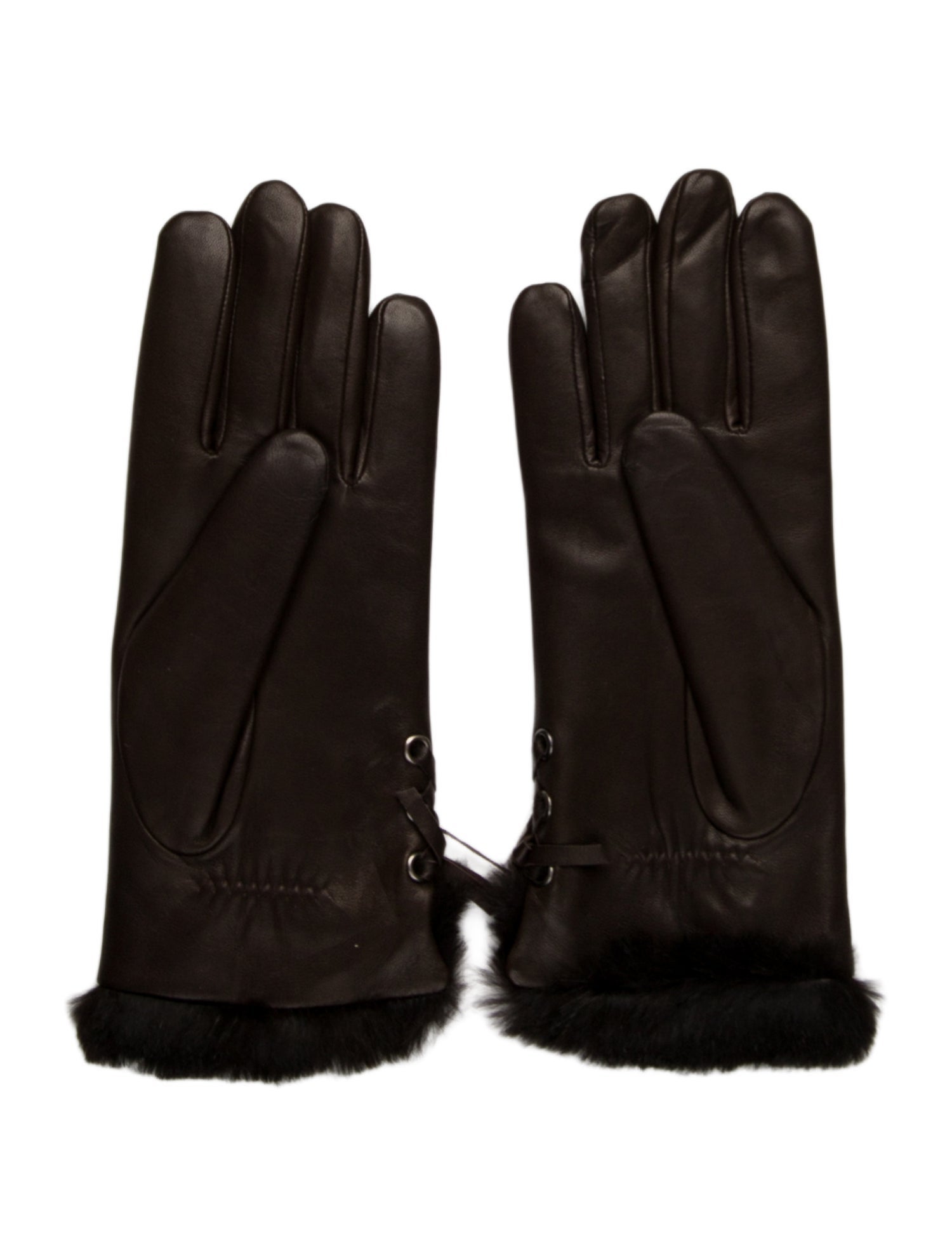 Agnelle Leather Winter Gloves w/Tags