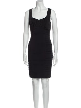 Flavio Castellani Square Neckline Mini Dress