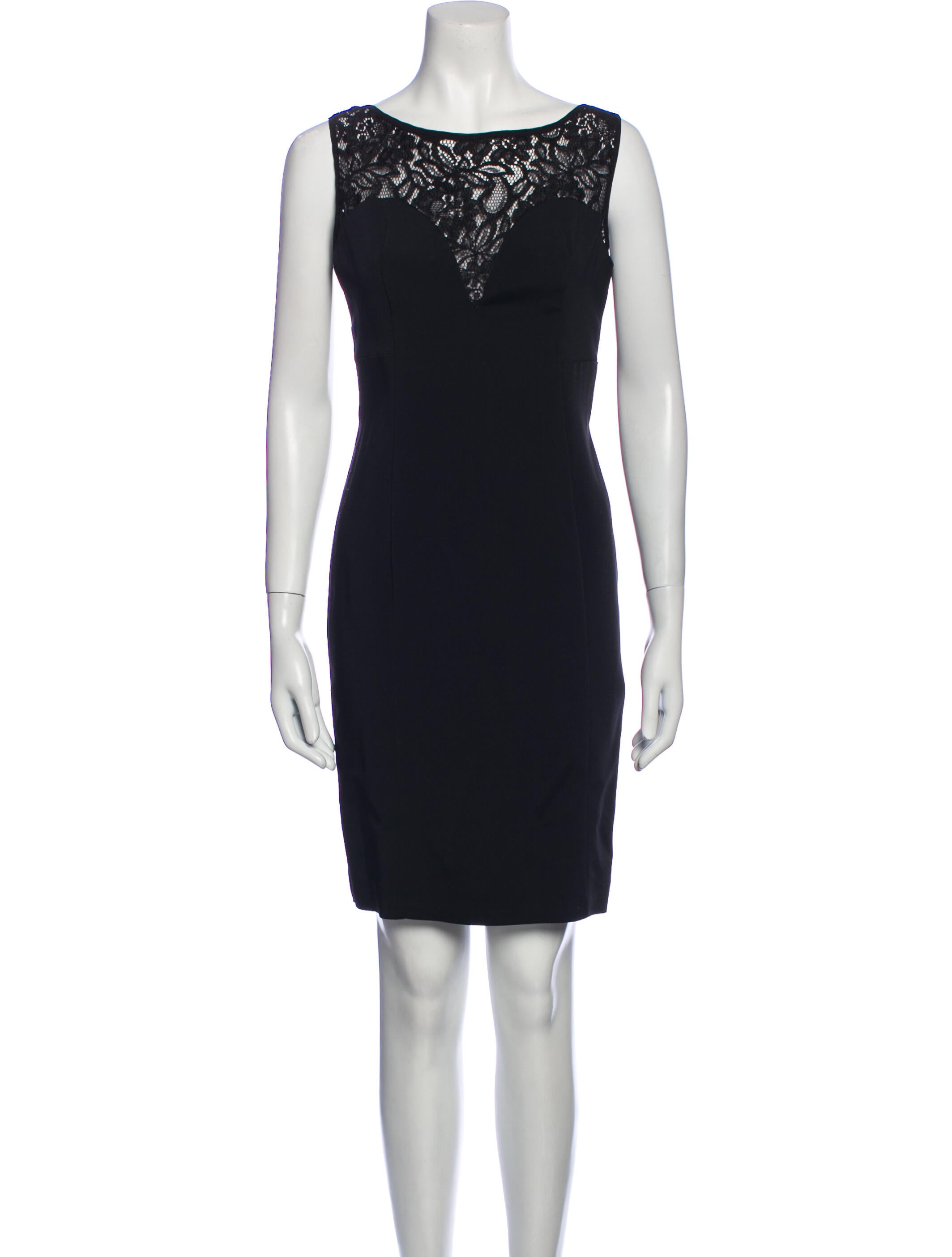 Flavio Castellani Scoop Neck Mini Dress