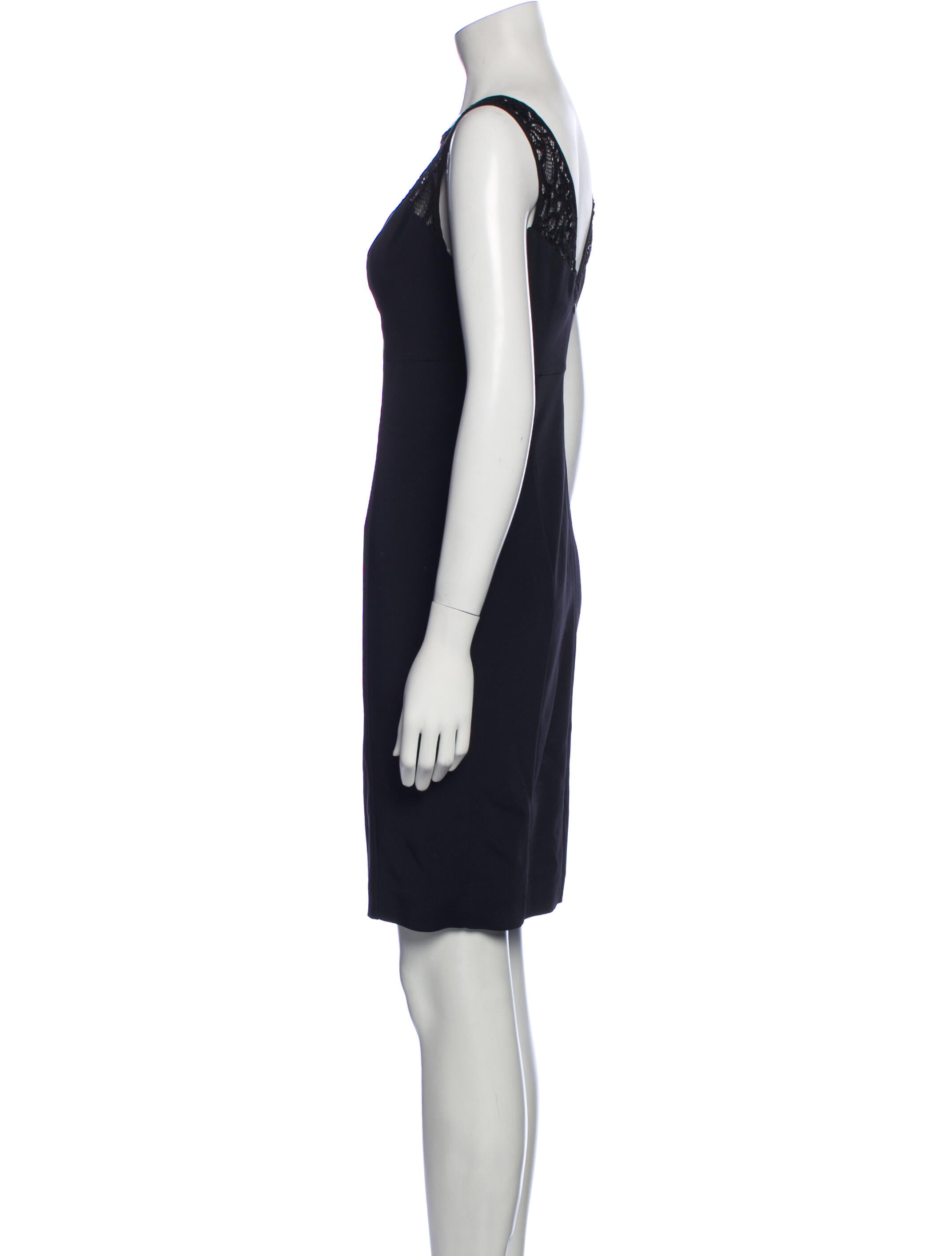 Flavio Castellani Scoop Neck Mini Dress