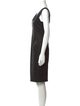 Flavio Castellani V-Neck Knee-Length Dress