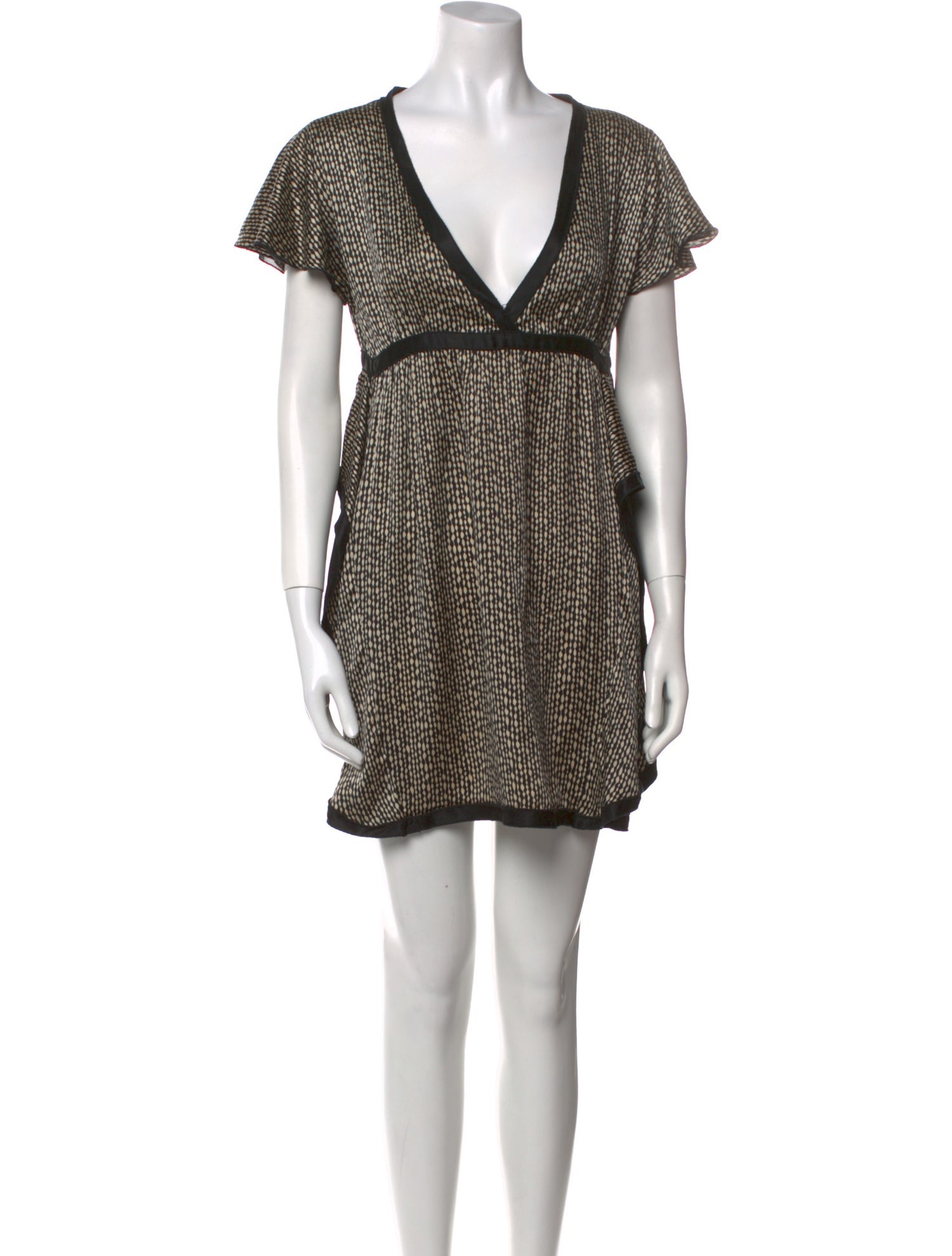 Flavio Castellani Silk Knee-Length Dress