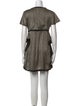 Flavio Castellani Silk Knee-Length Dress