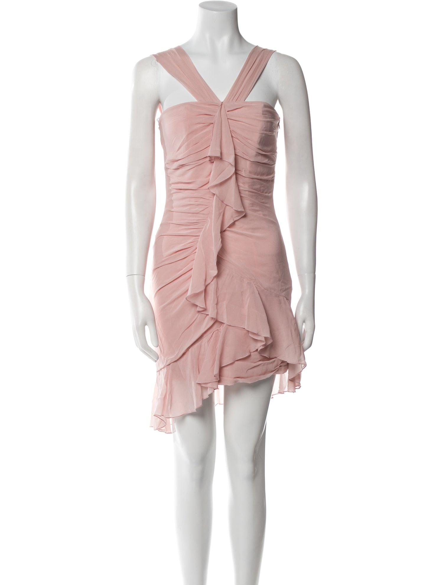 Flavio Castellani Silk Mini Dress