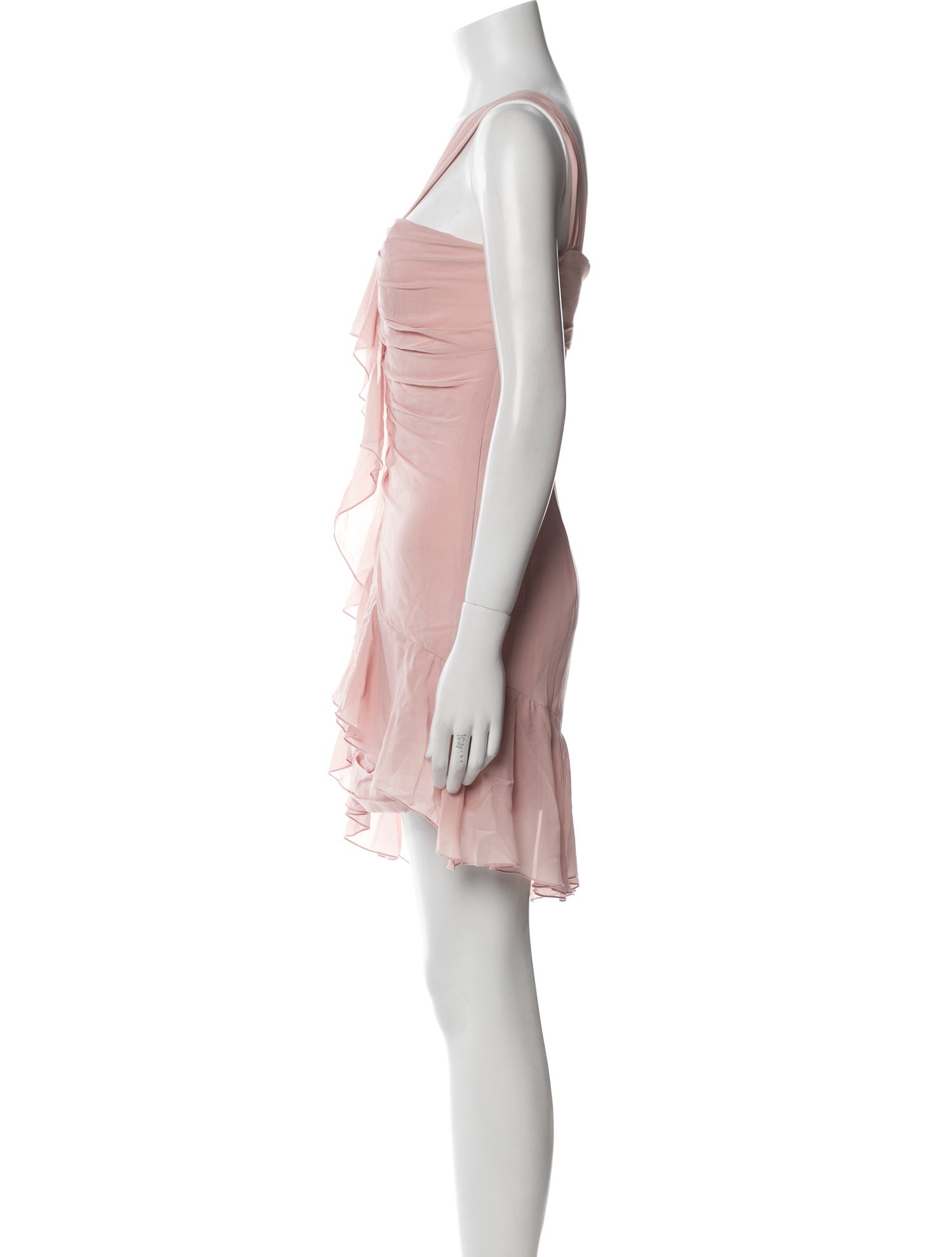 Flavio Castellani Silk Mini Dress