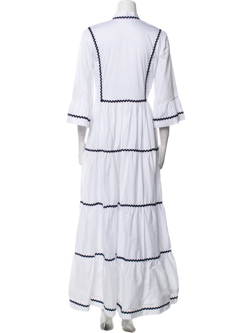 Flavio Castellani V-Neck Long Dress