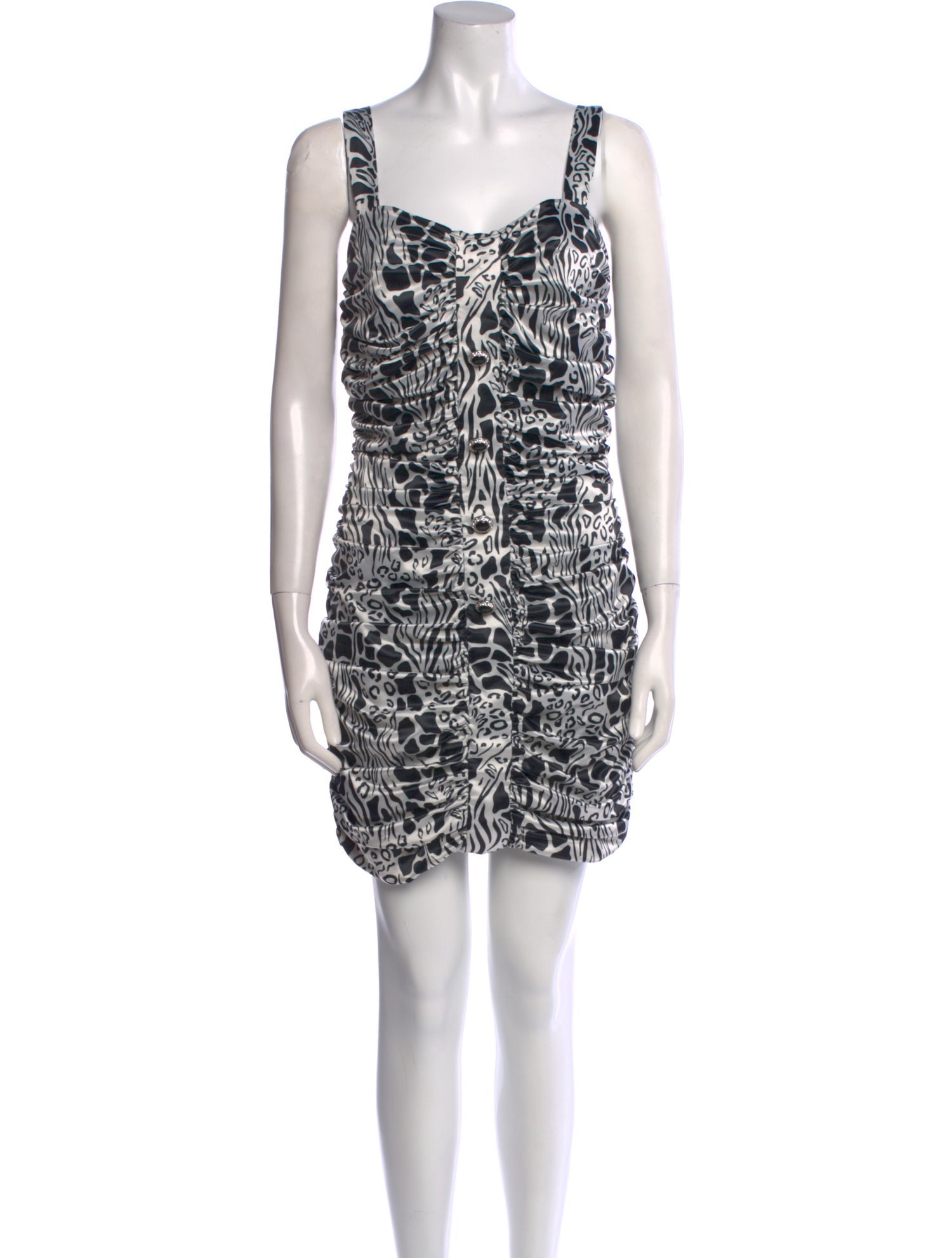 Flavio Castellani Silk Mini Dress